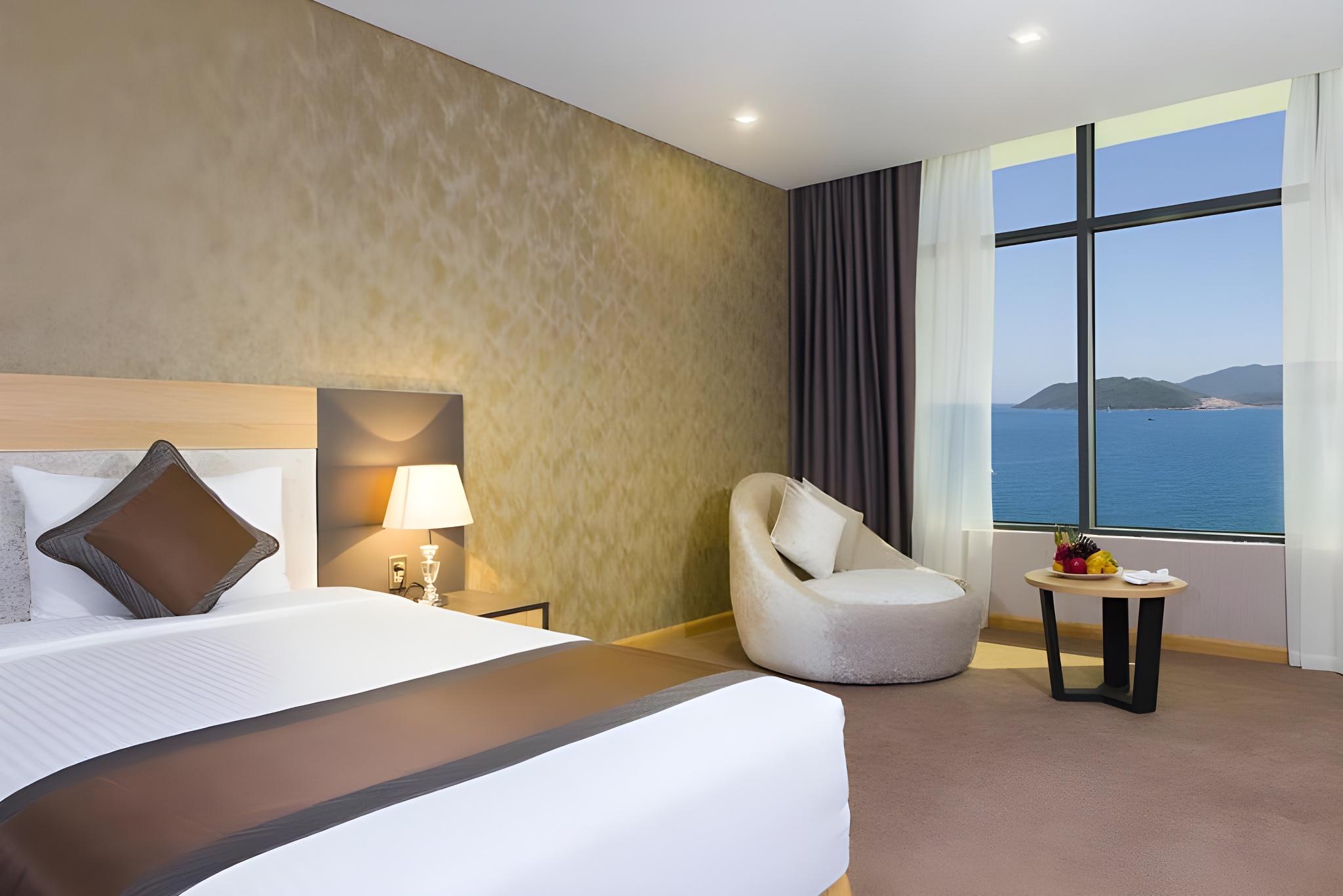 Semi Room, Deluxe, Twin Beds, 2 Semi Double Beds, Ocean View