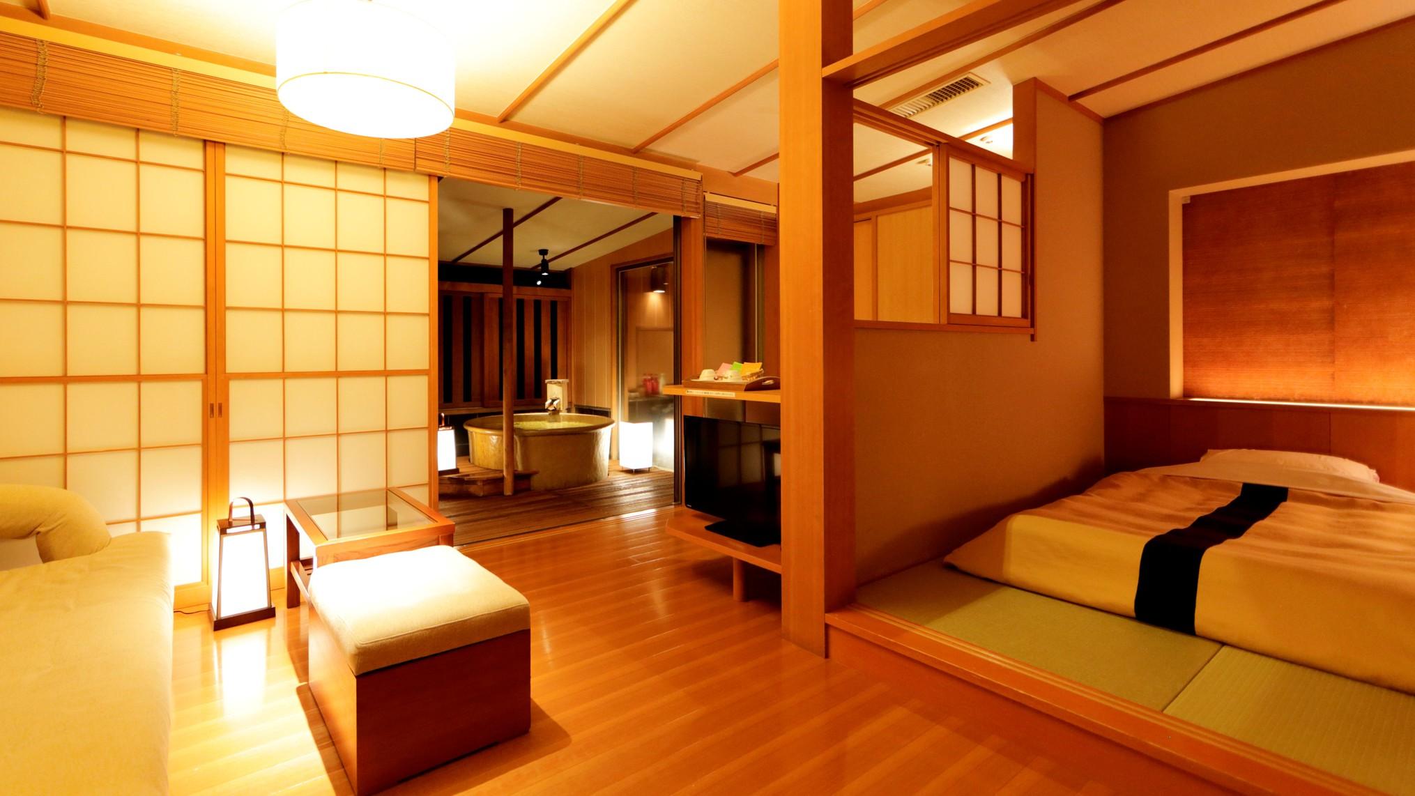 Standard, Twin Beds, Outdoor Bath