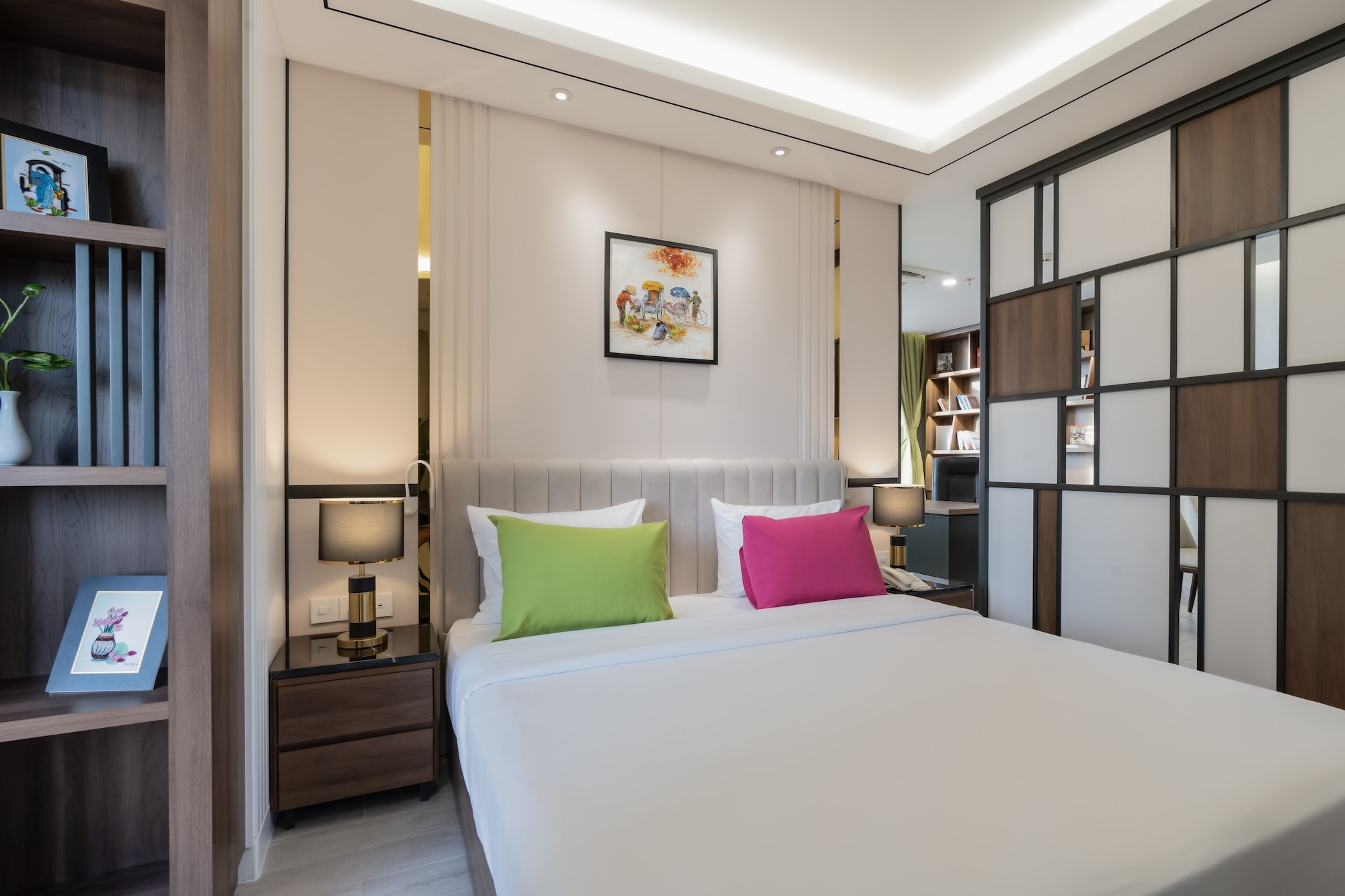 جناح جونيور بانورامي بسرير كينج بإطلالة على المدينة، G8 Center Hotel Saigon 7/10