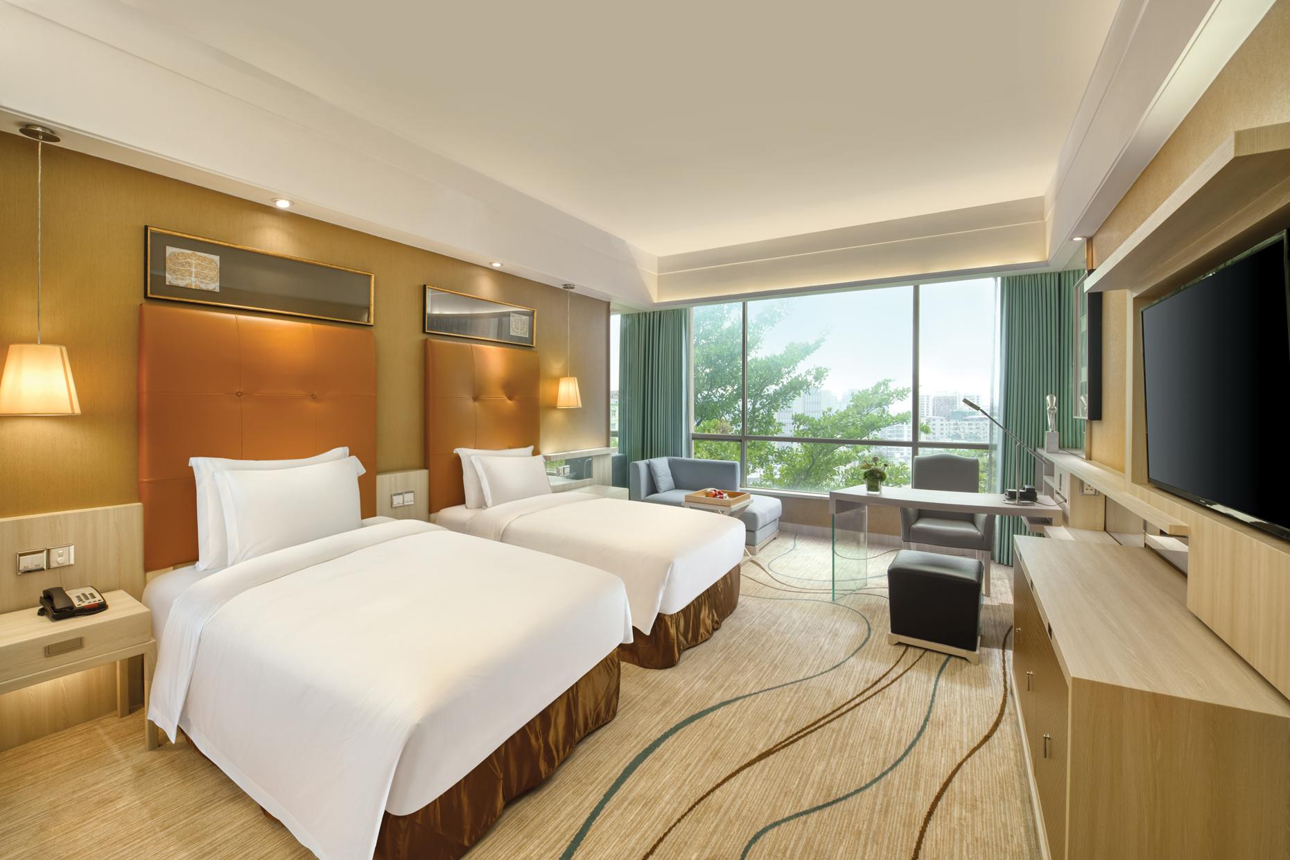 غرفة ديلوكس بسرير مزدوج بإطلالة على المدينة