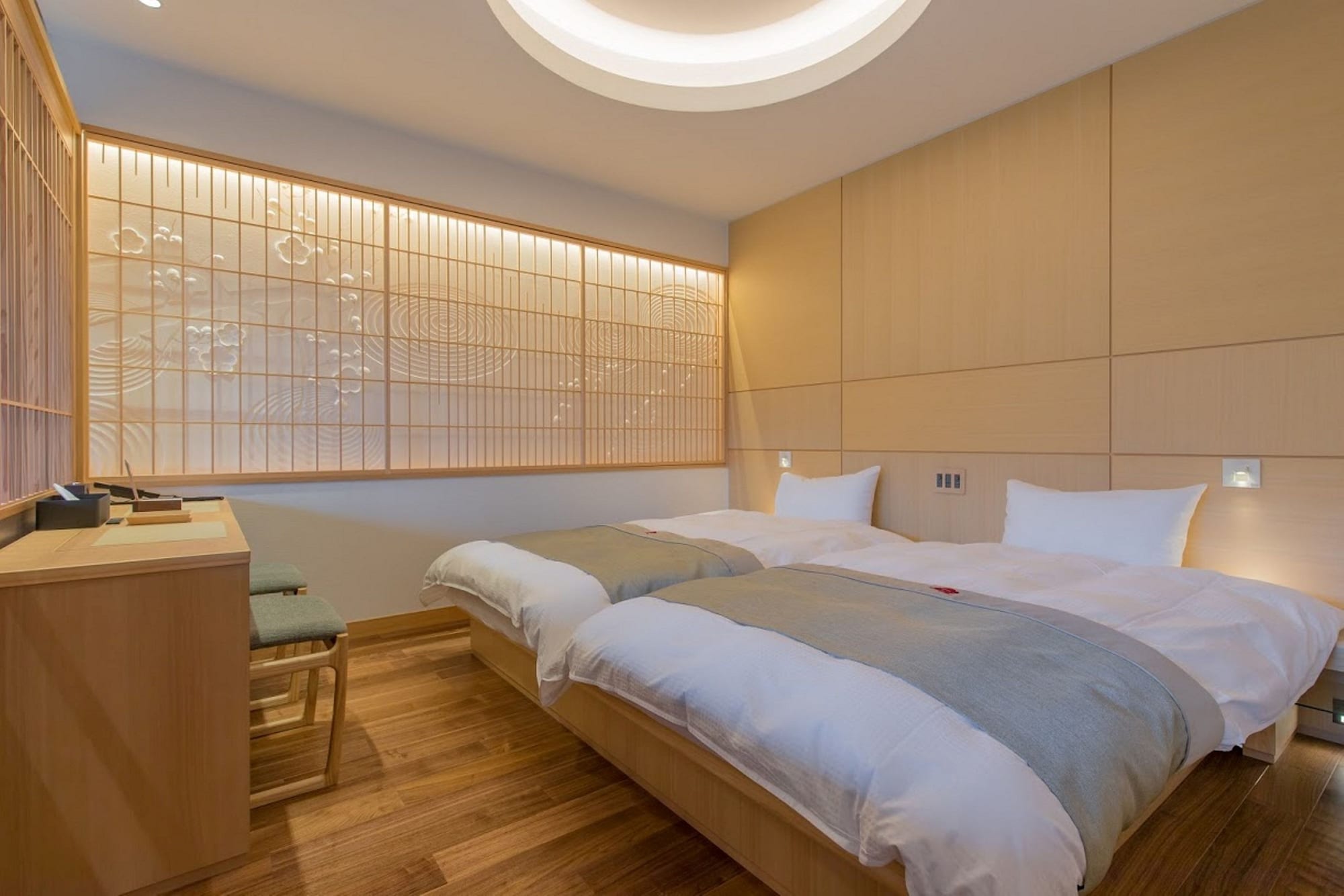 Semi Room, Residential, Suite, Villa, Twin Beds, 2 Futon Beds, Outdoor Bath