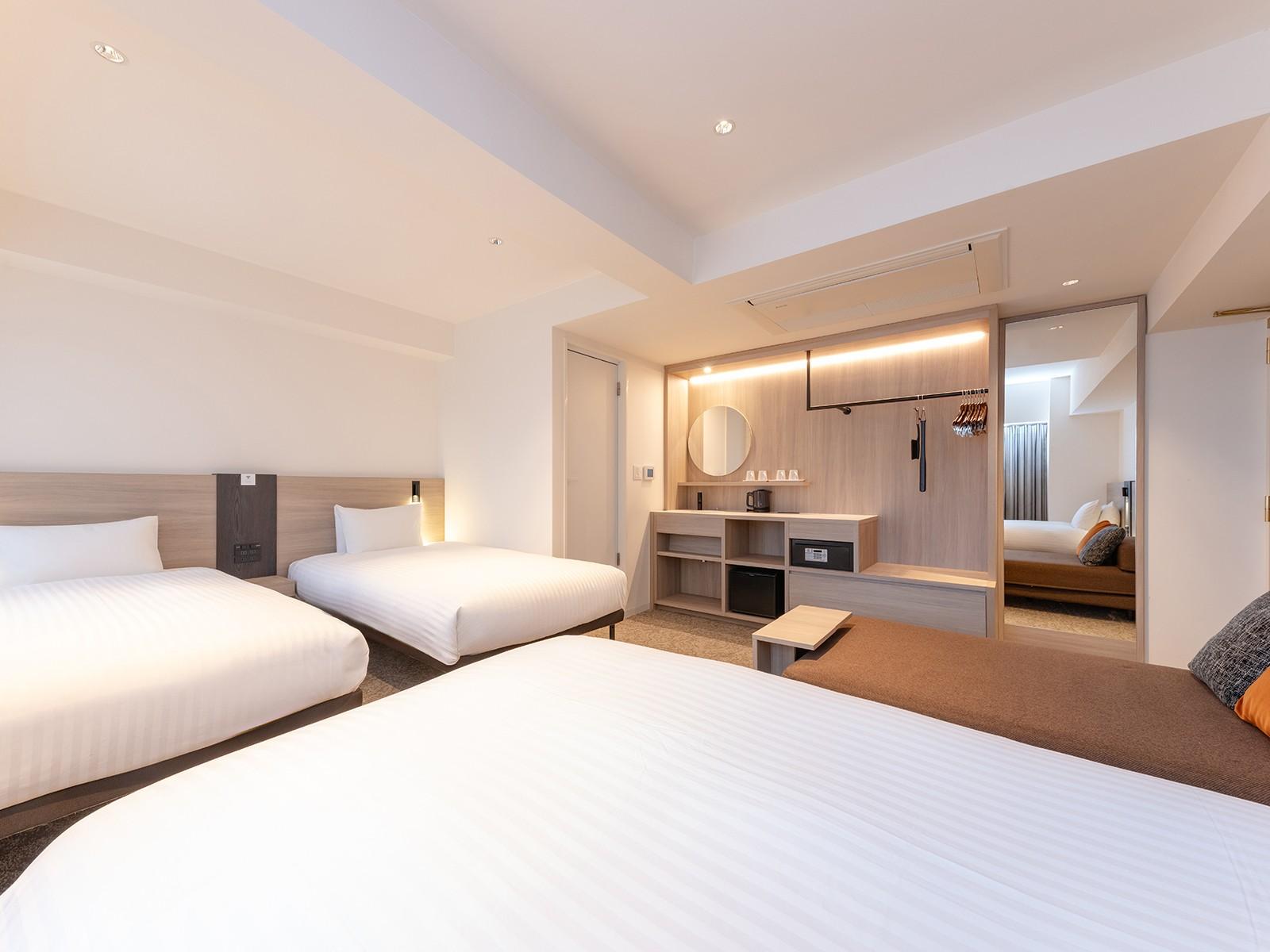 Semi Room, Deluxe, Triple, 3 Semi Double Beds