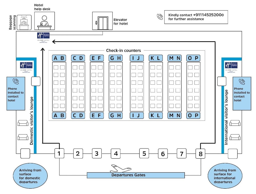 Holiday Inn Express New Delhi International Airport Terminal 3 Terminal Hotel 20/44