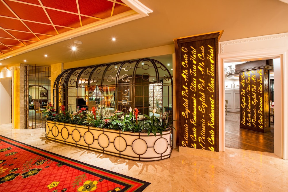 Lobby at The Olive Tree Hotel, Çatalköy