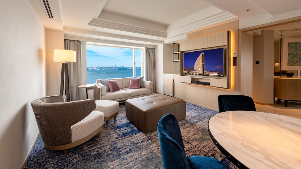 جناح بانورامي بسريرين منفصلين بغرفة نوم واحدة بإطلالة، InterContinental Yokohama Grand 2/3