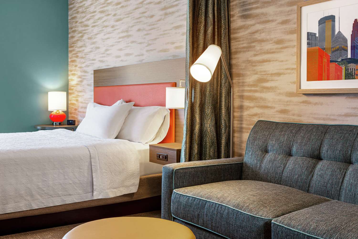جناح استوديو بسرير كينج، Home2 Suites by Hilton Minneapolis University Area 2/4
