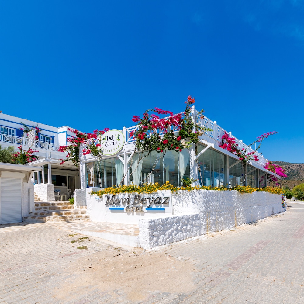 OTEL MAVI BEYAZ 34/50