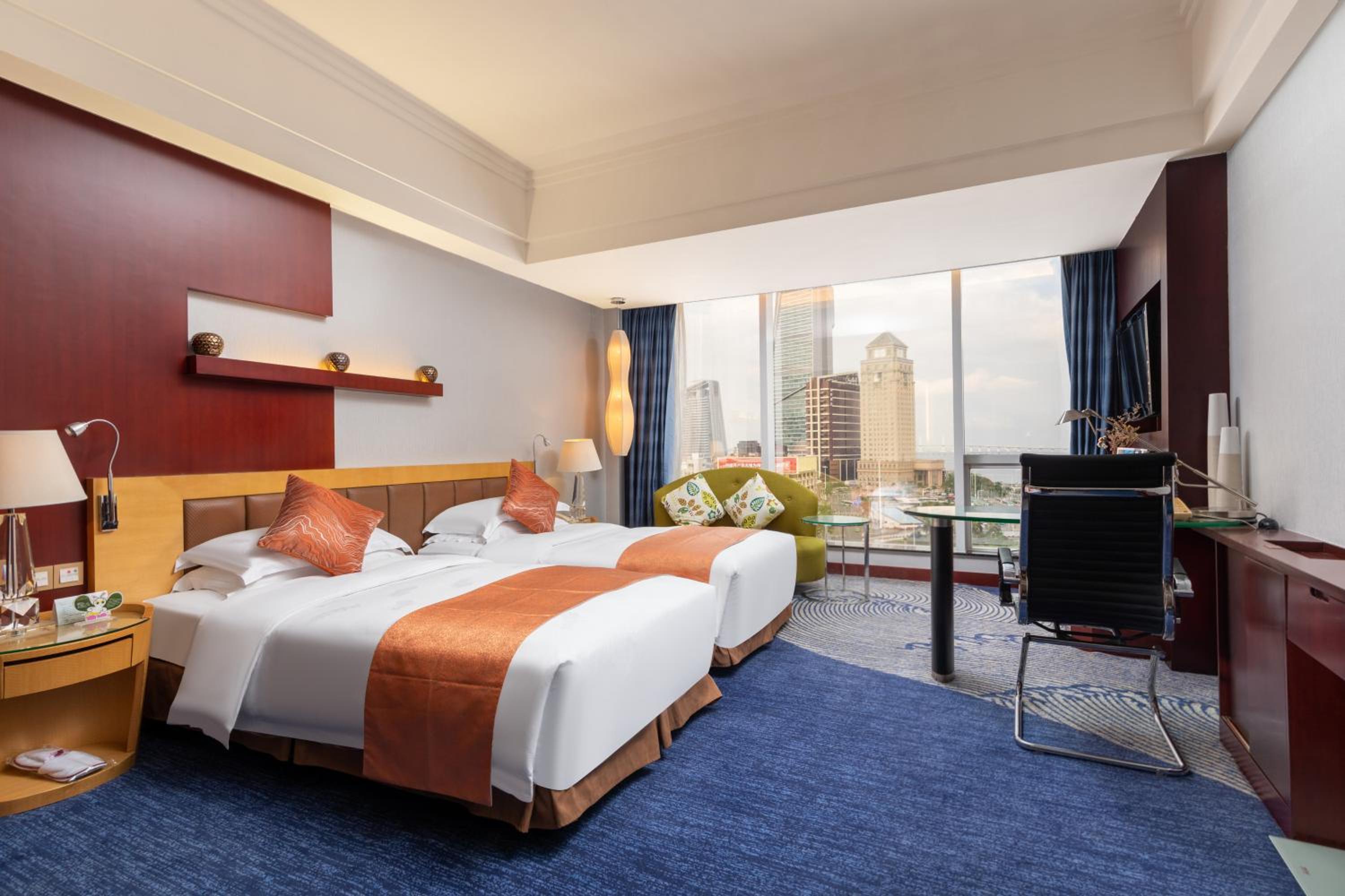 Macau, Deluxe, Twin Beds, Ocean View، Zhuhai Charming Holiday Hotel 4/7