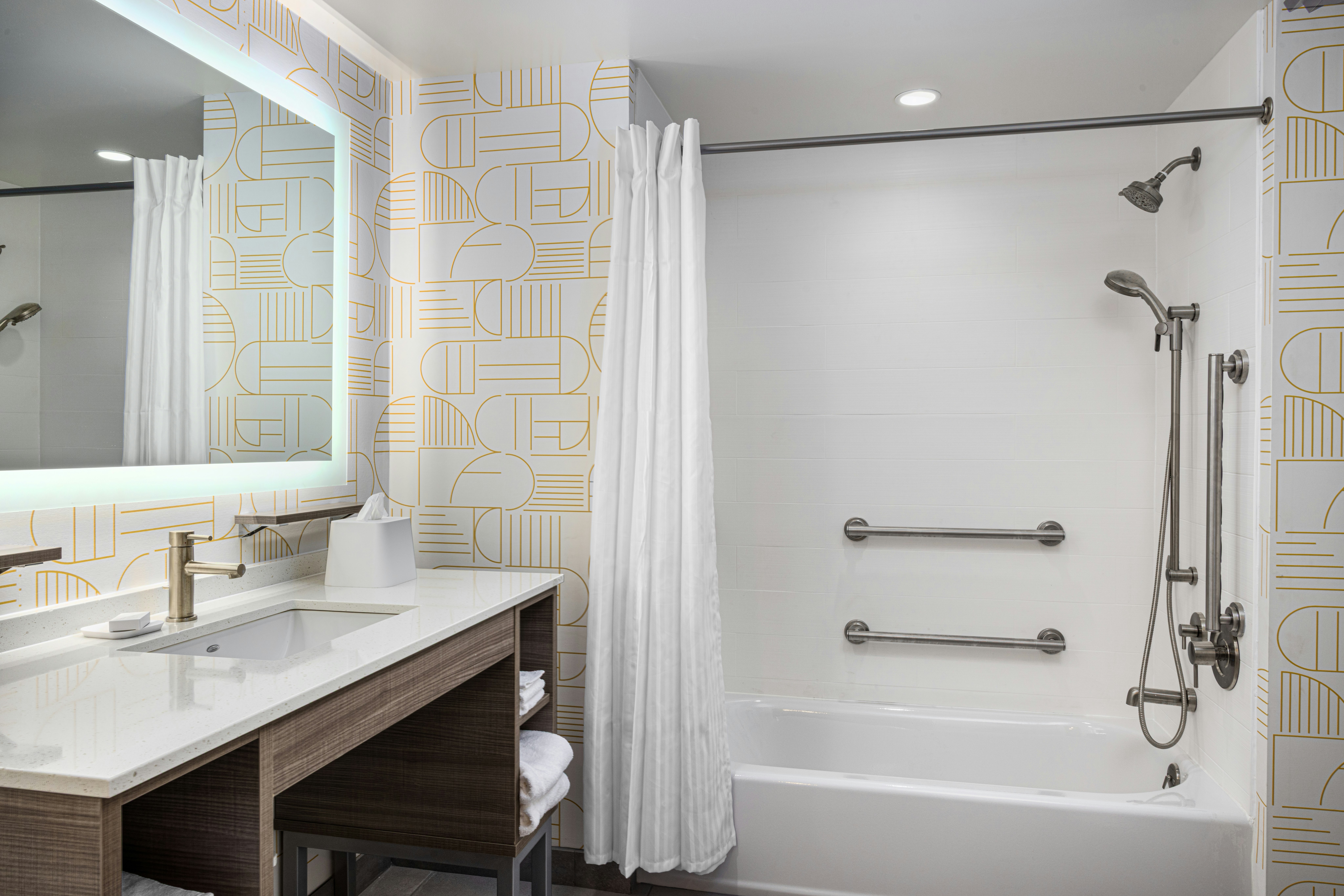 جناح استوديو بسريرين كوين لذوي الإعاقة، Home2 Suites by Hilton Winchester 2/3