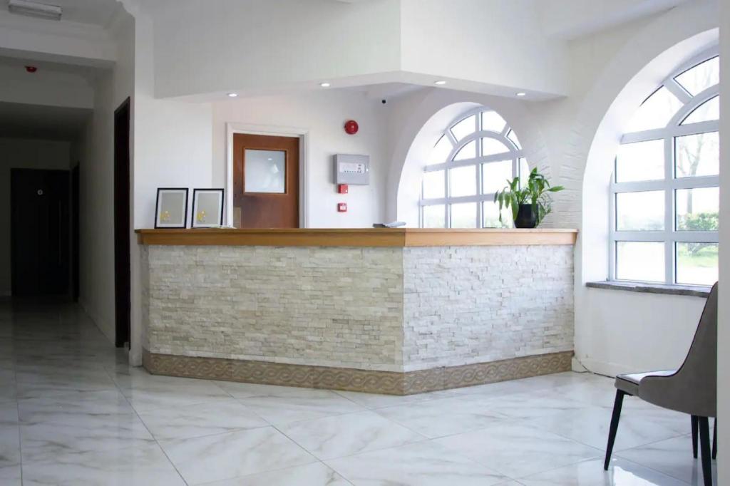 Lobby at OYO Belvoir Hotel, NOTTINGHAM ENGLAND - UK
