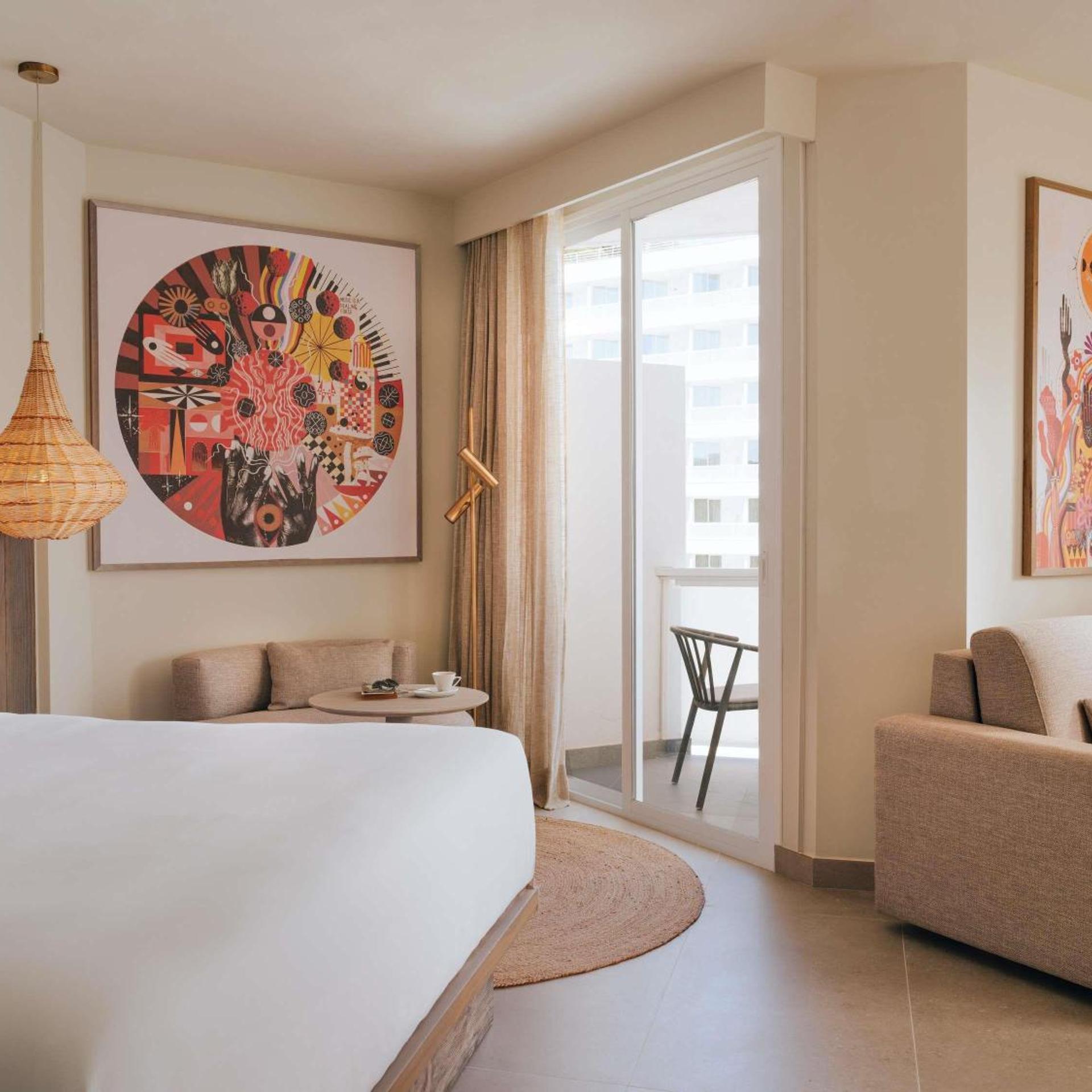 Roof Top, Suite, Double Bed, Sea View