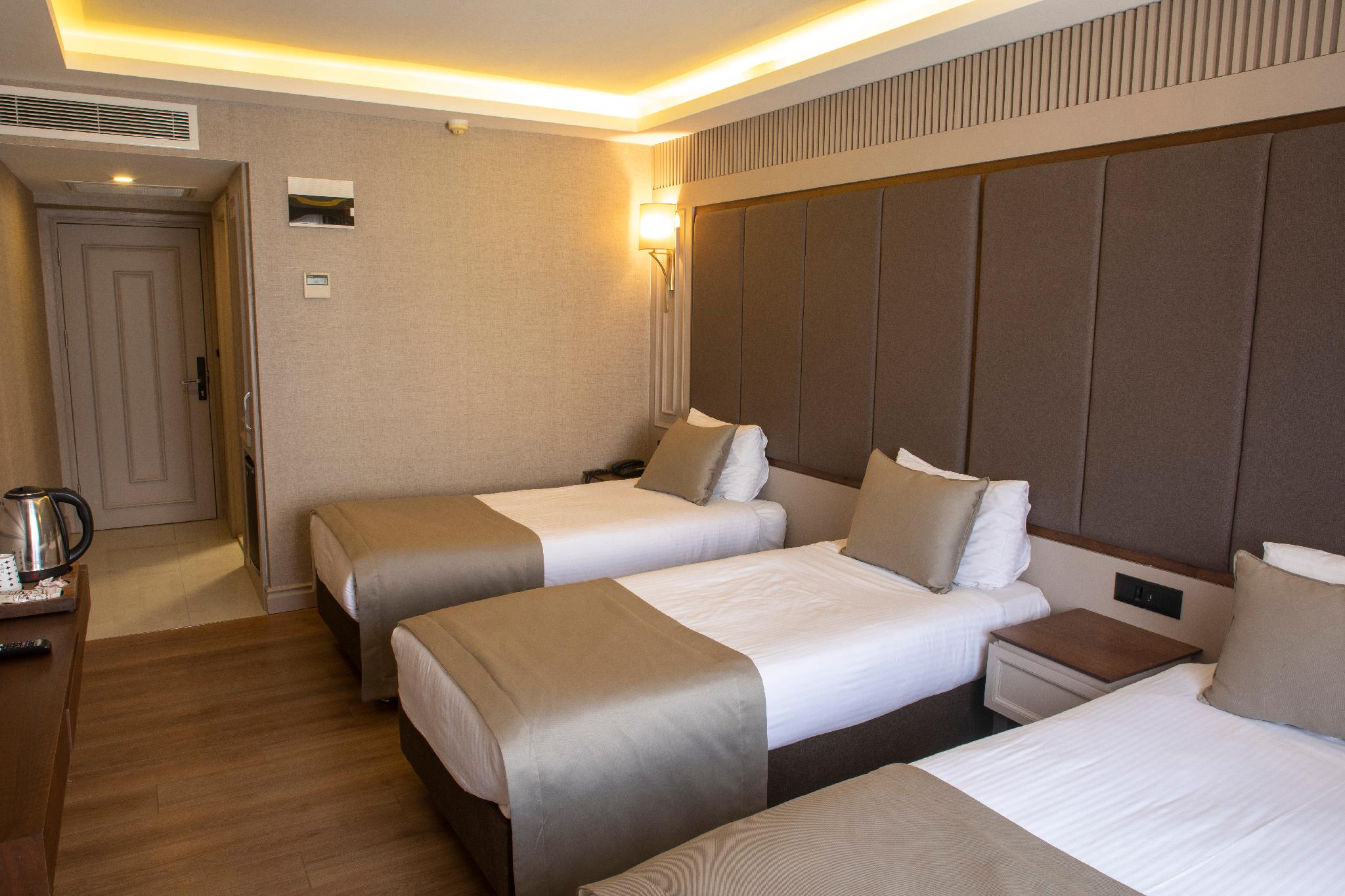 Standard, Triple, 1 Double and 1 Single or 3 Single Beds