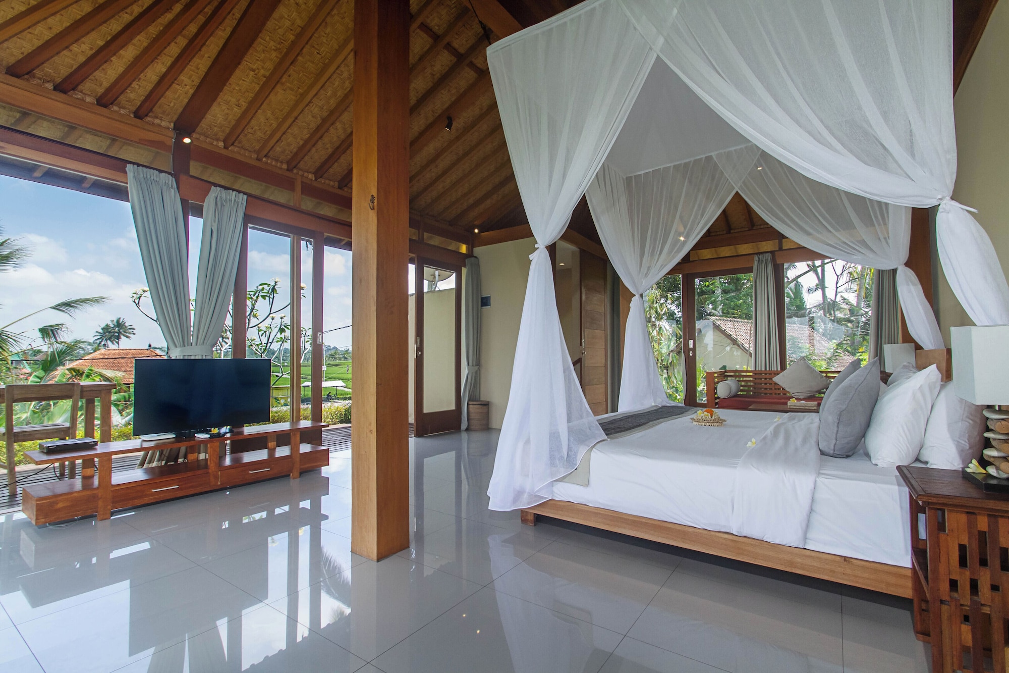 2 Bedrooms, Family, Villa, King and Twin Beds, Rice Field View، Kabinawa Ubud Villas and Cafe 6/9