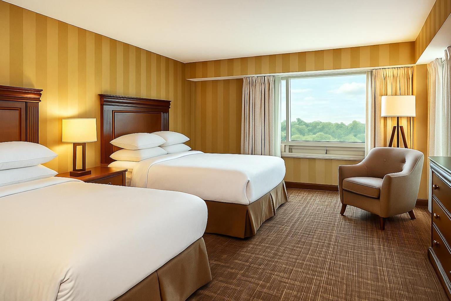 2 Rooms, Upper, Suite, 2 Queen Beds, River View, Sofa