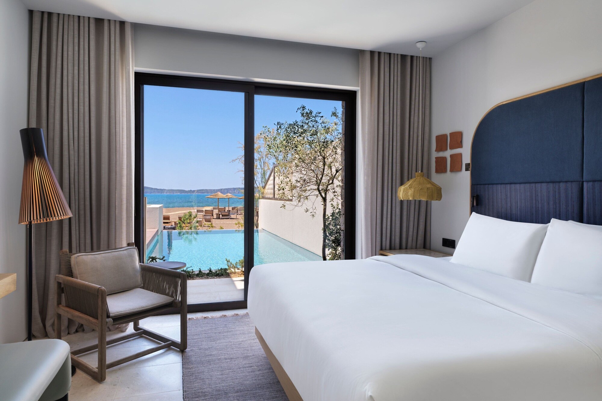 2 Bedrooms, Infinity, Suite, 2 Double Beds, Beach Front, Sea View, Private Pool, Terrace