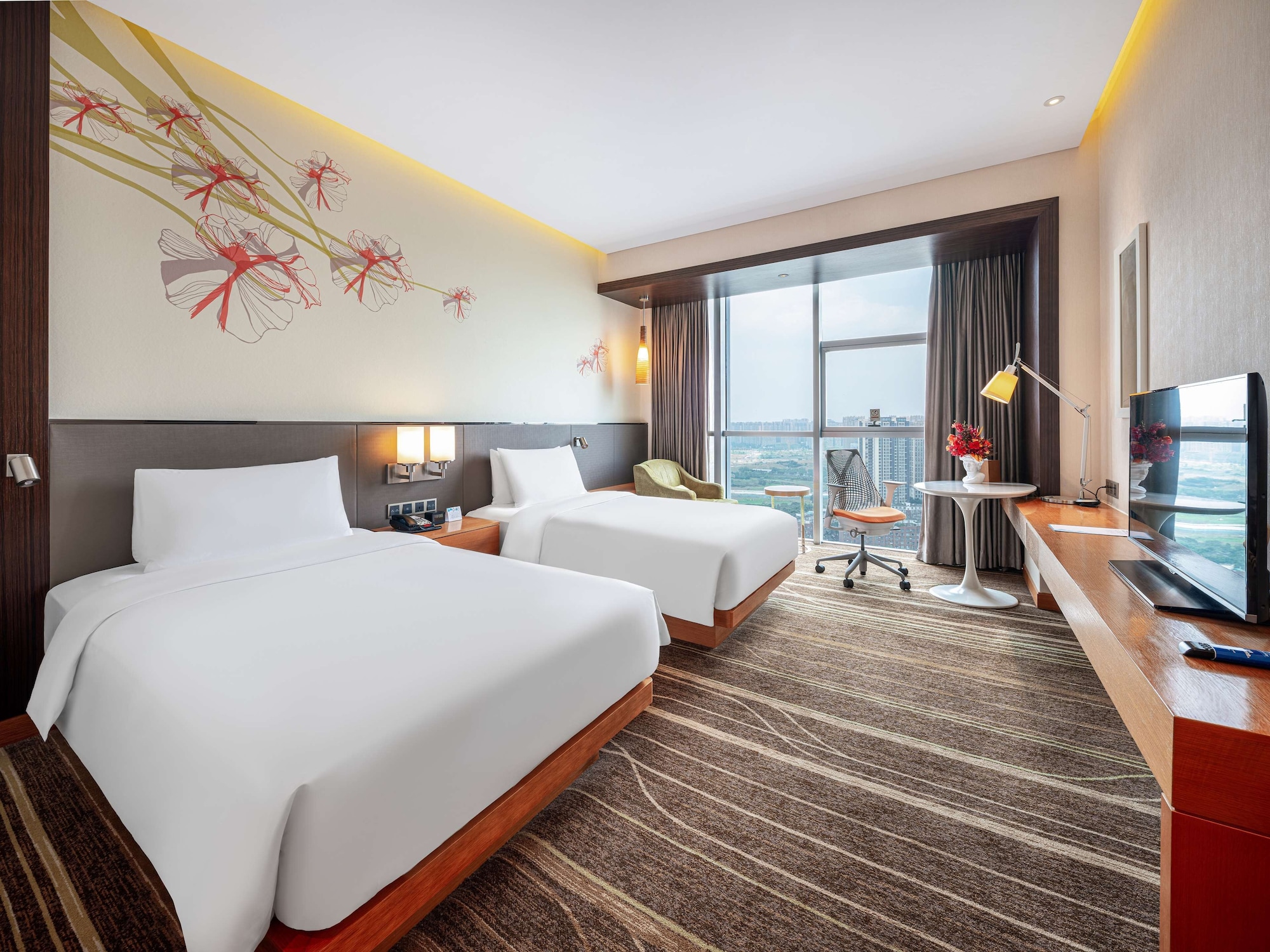 DELUXE, TWIN BEDS