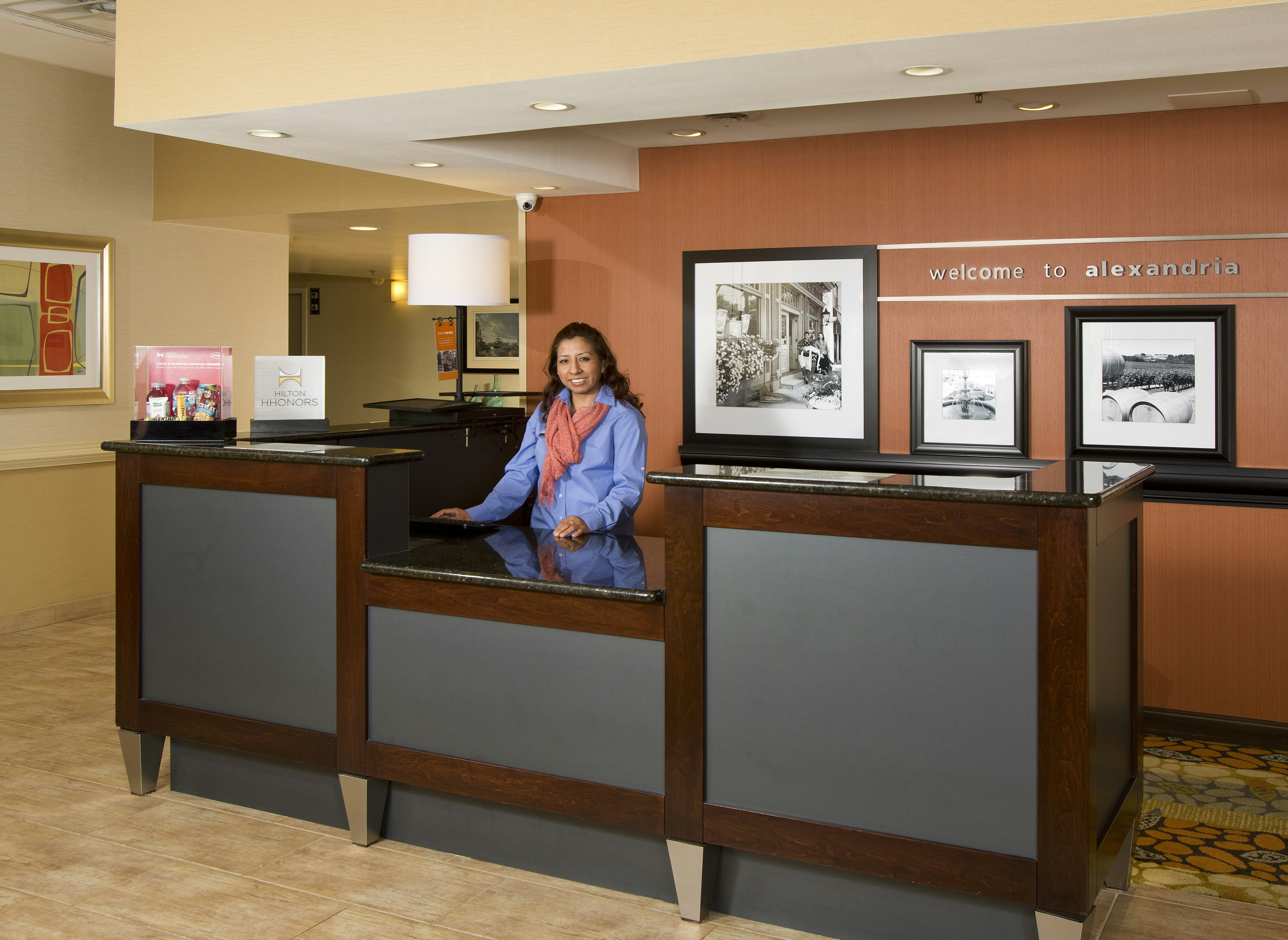 Lobby at Hampton Inn Alexandria/Pentagon South, ALEXANDRIA - VA