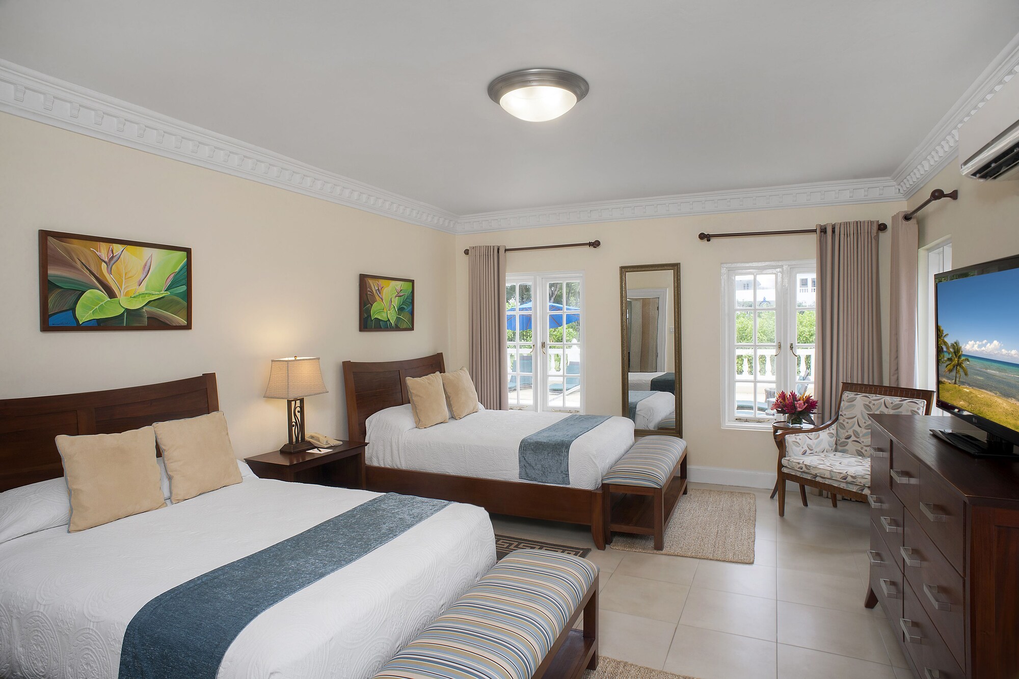 Villa, Multiple Beds, Garden View
