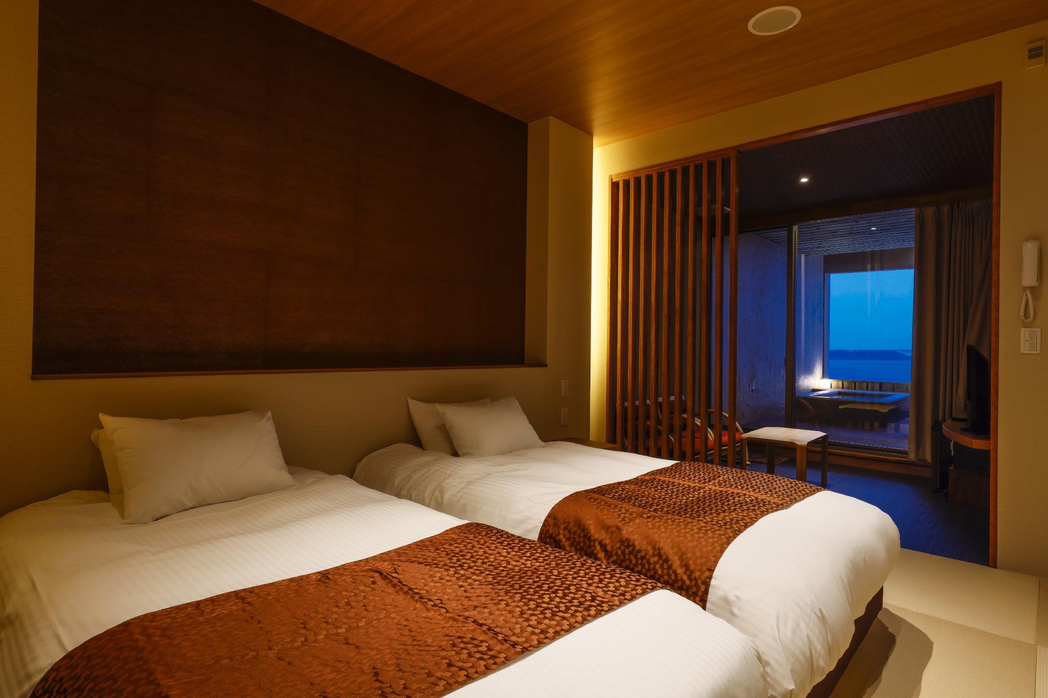 Western, Standard, Twin Beds, Ocean View, Outdoor Bath, Main Building