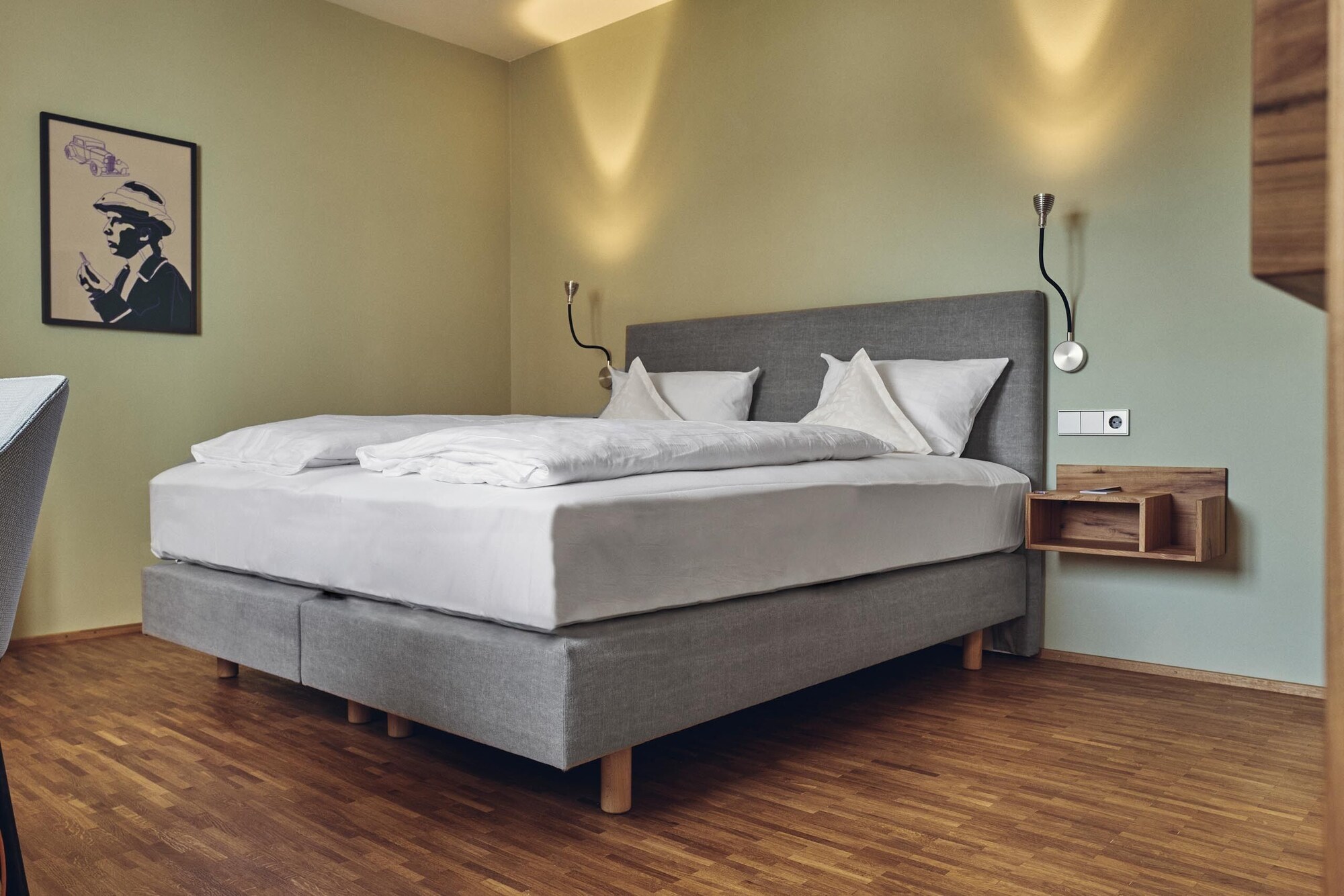 1 BEDROOM, DESIGN, DOUBLE BED, PARK VIEW