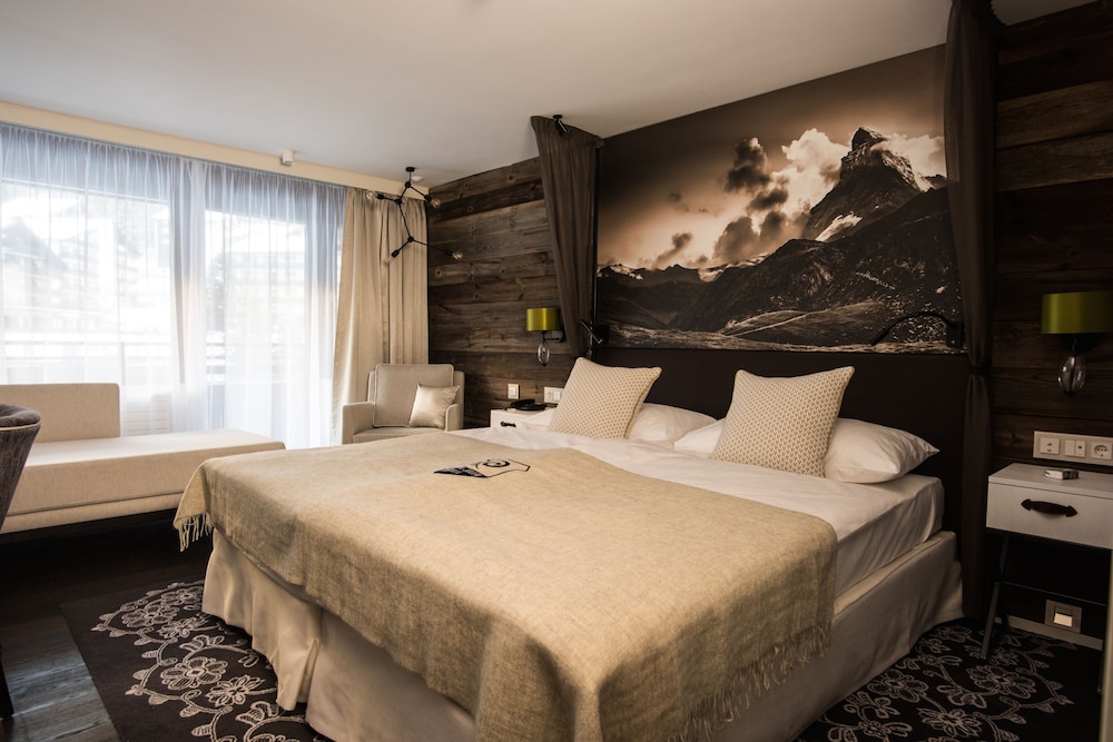 Deluxe, Queen Bed, No Balcony, Sofa، Alpenhof Hotel 3/3
