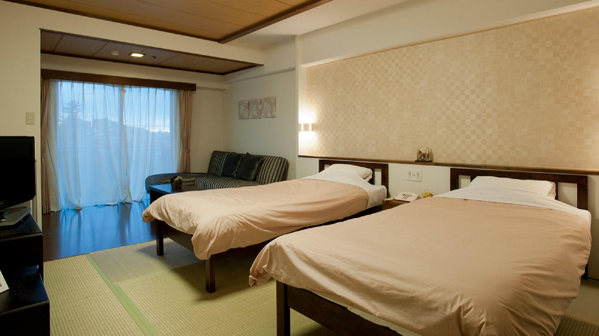 Modern, Suite, Twin Beds, Tatami