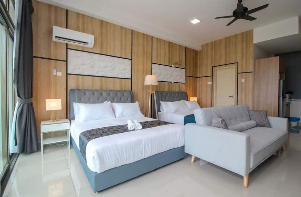 استوديو عائلي بسريرين كوين، Palazio Serviced Apartment 2/9