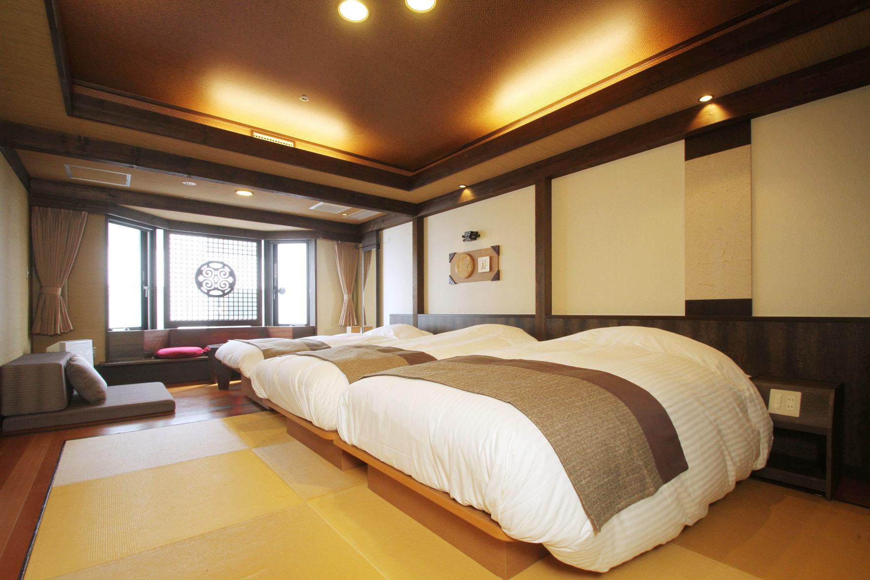 Japanese, Rera, Twin Beds