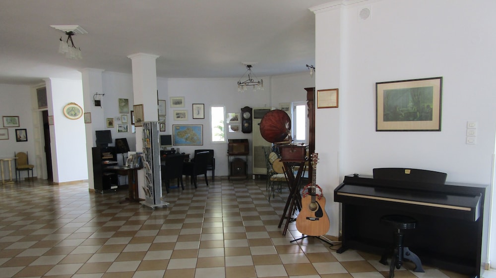 Lobby at Malemi Organic Hotel, Lesbos