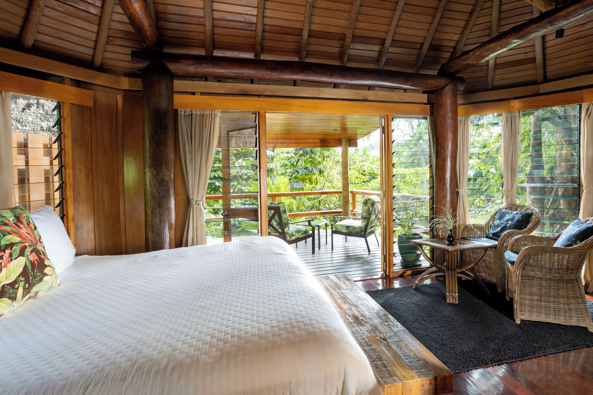 Tropical, Garden, Bure, King Bed