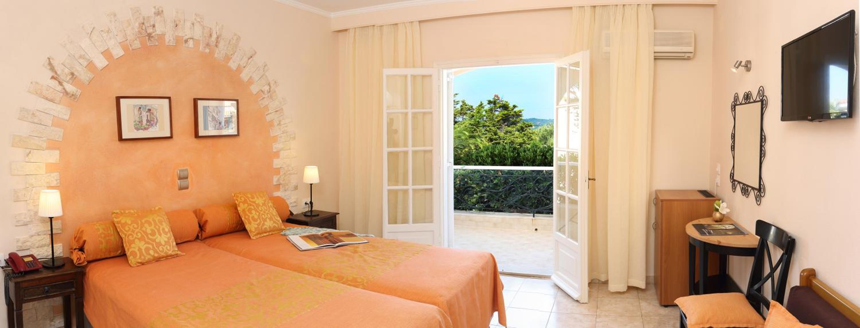 غرفة مفردة بإطلالة على الجبل، Nefeli Hotel Corfu 4/4