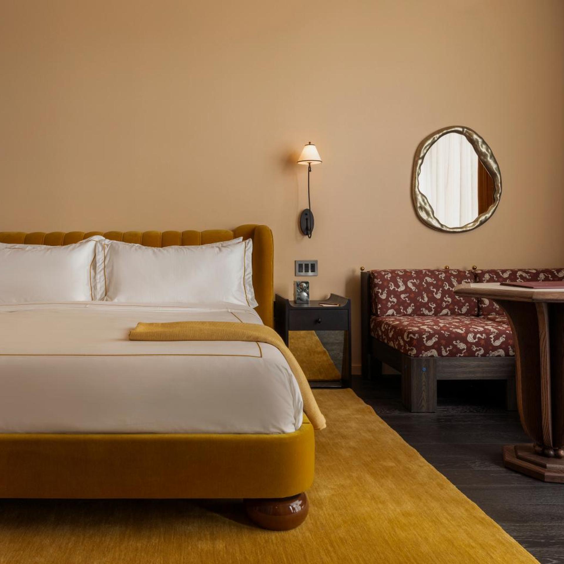 غرفة بسرير كينج بشرفة، Hotel Saint Augustine 2/3