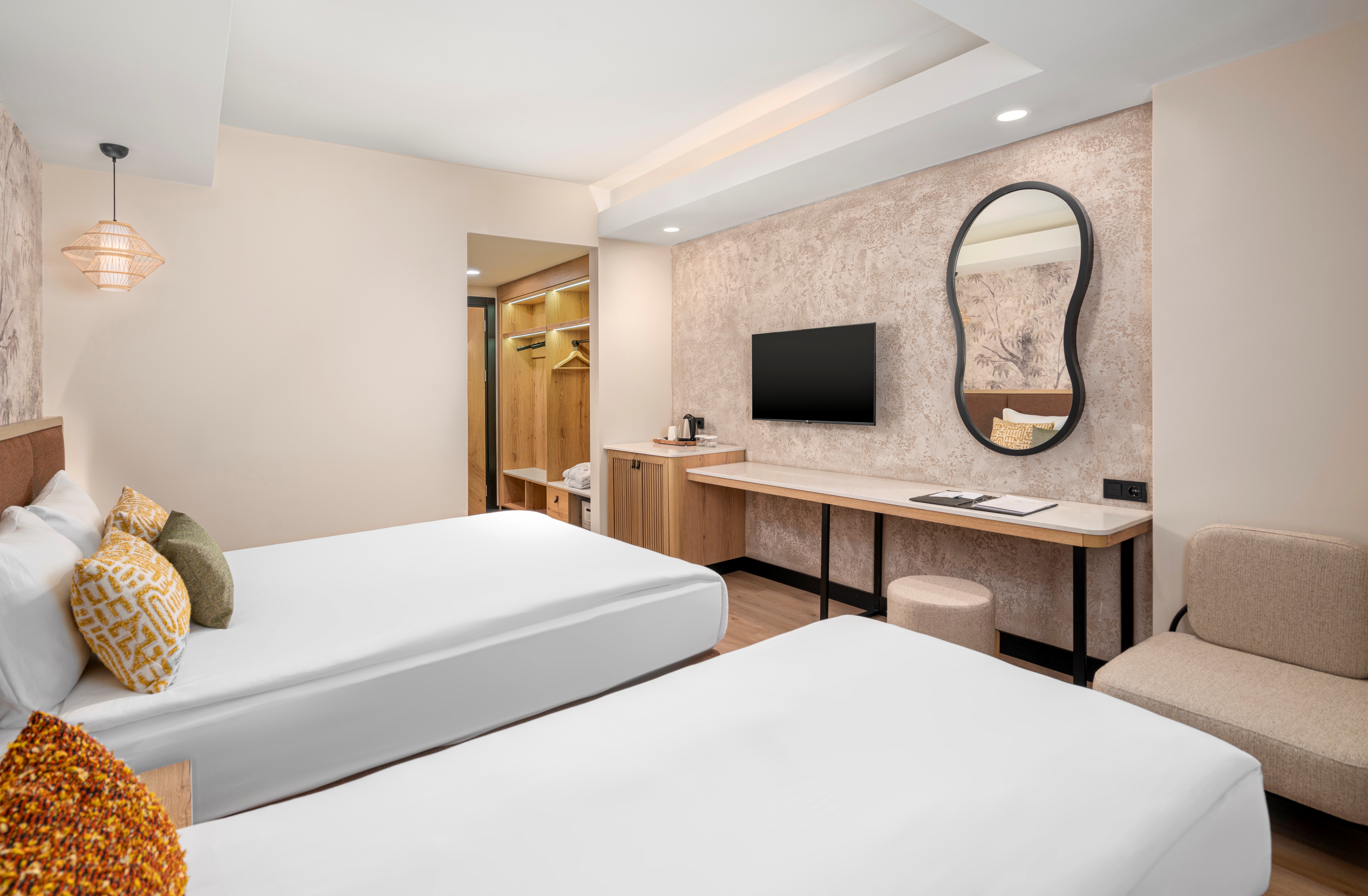 Room, Double Bed, Land View
