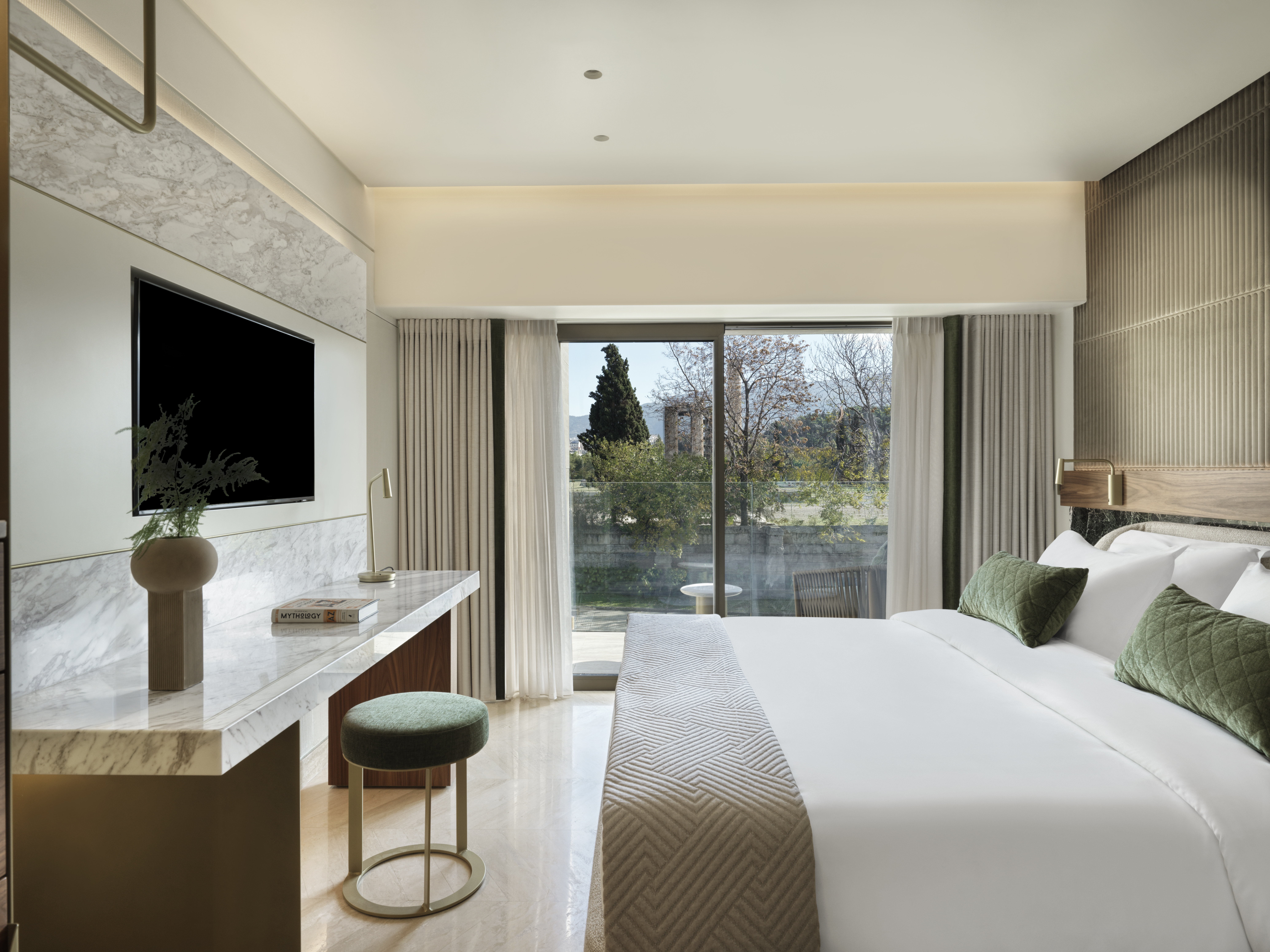 Deluxe Room with Balcony and Temple View