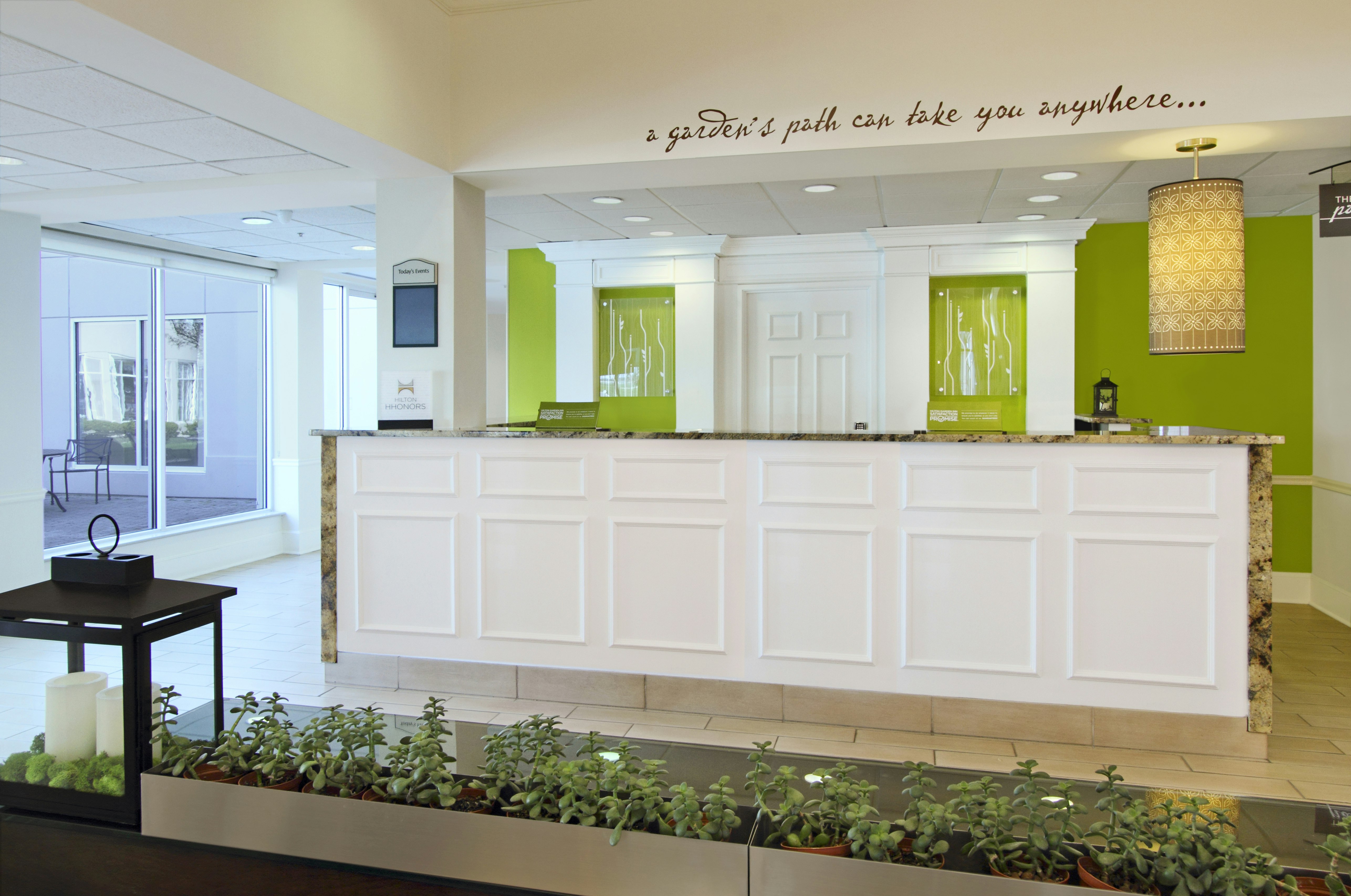Lobby at Hilton Garden Inn Columbus Airport, COLUMBUS - OH
