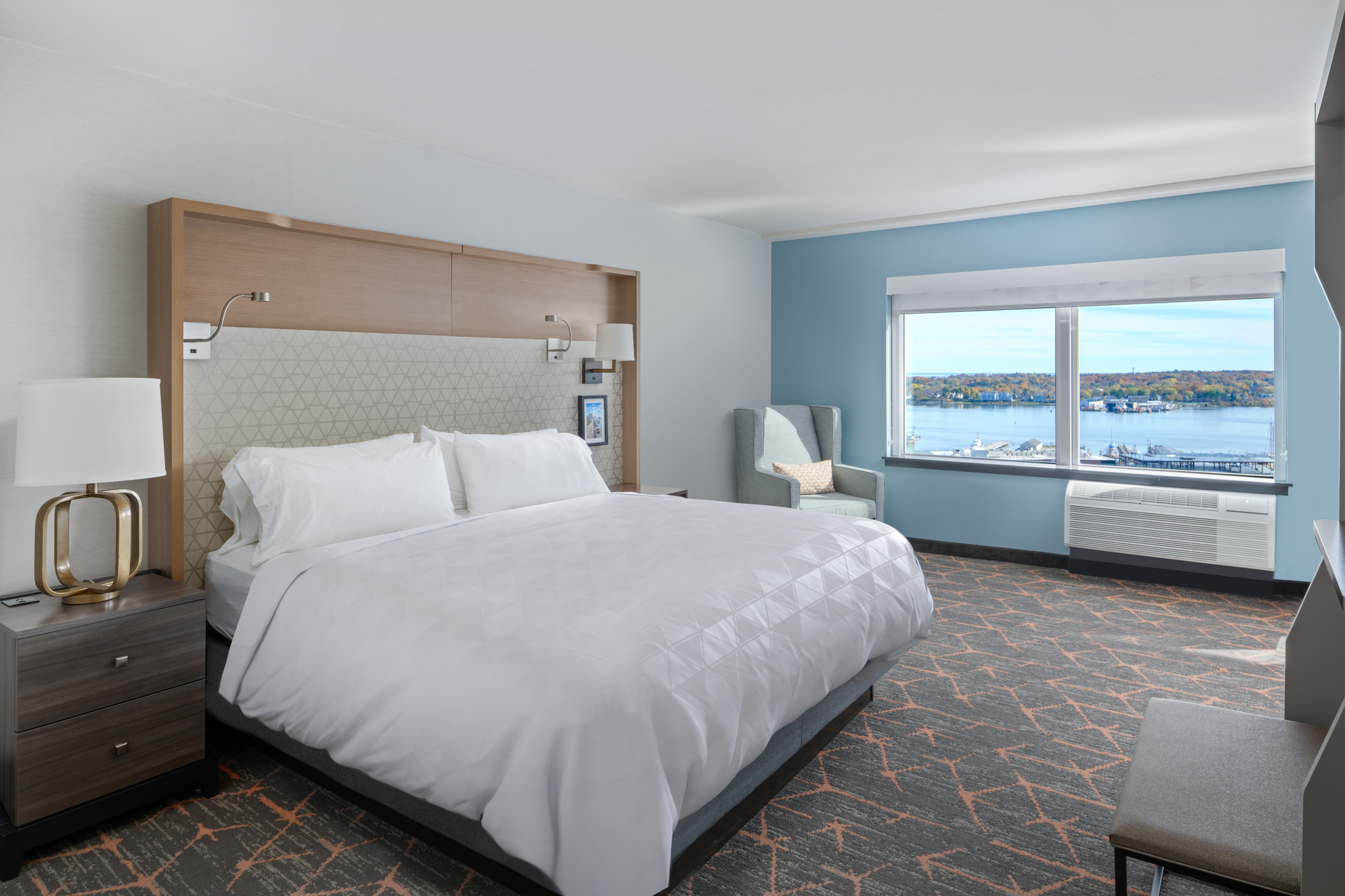 Room, King Bed, Bay View