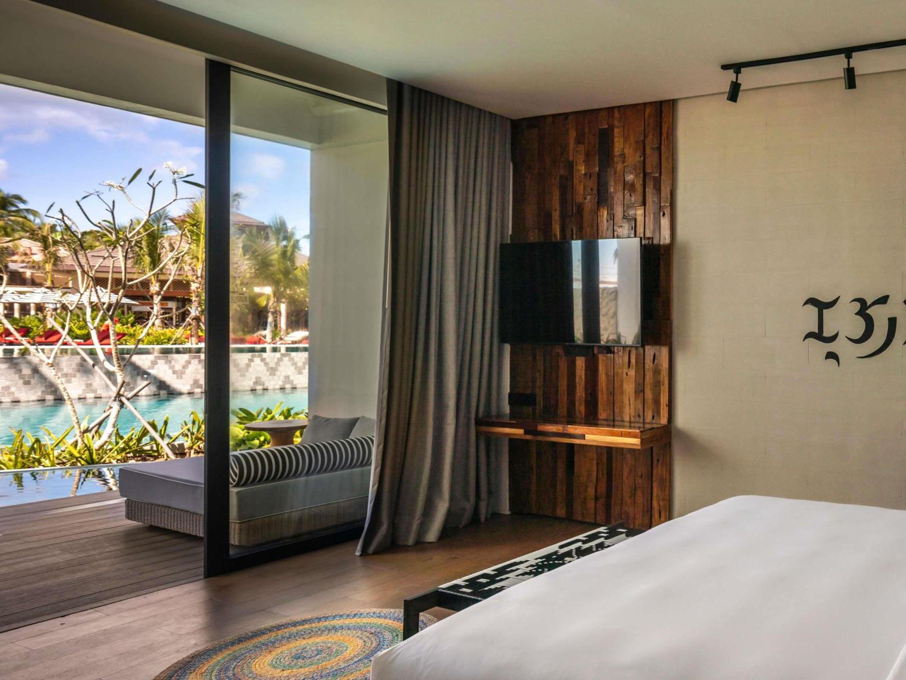 Deluxe, Twin Beds, Sea View, Pool Access