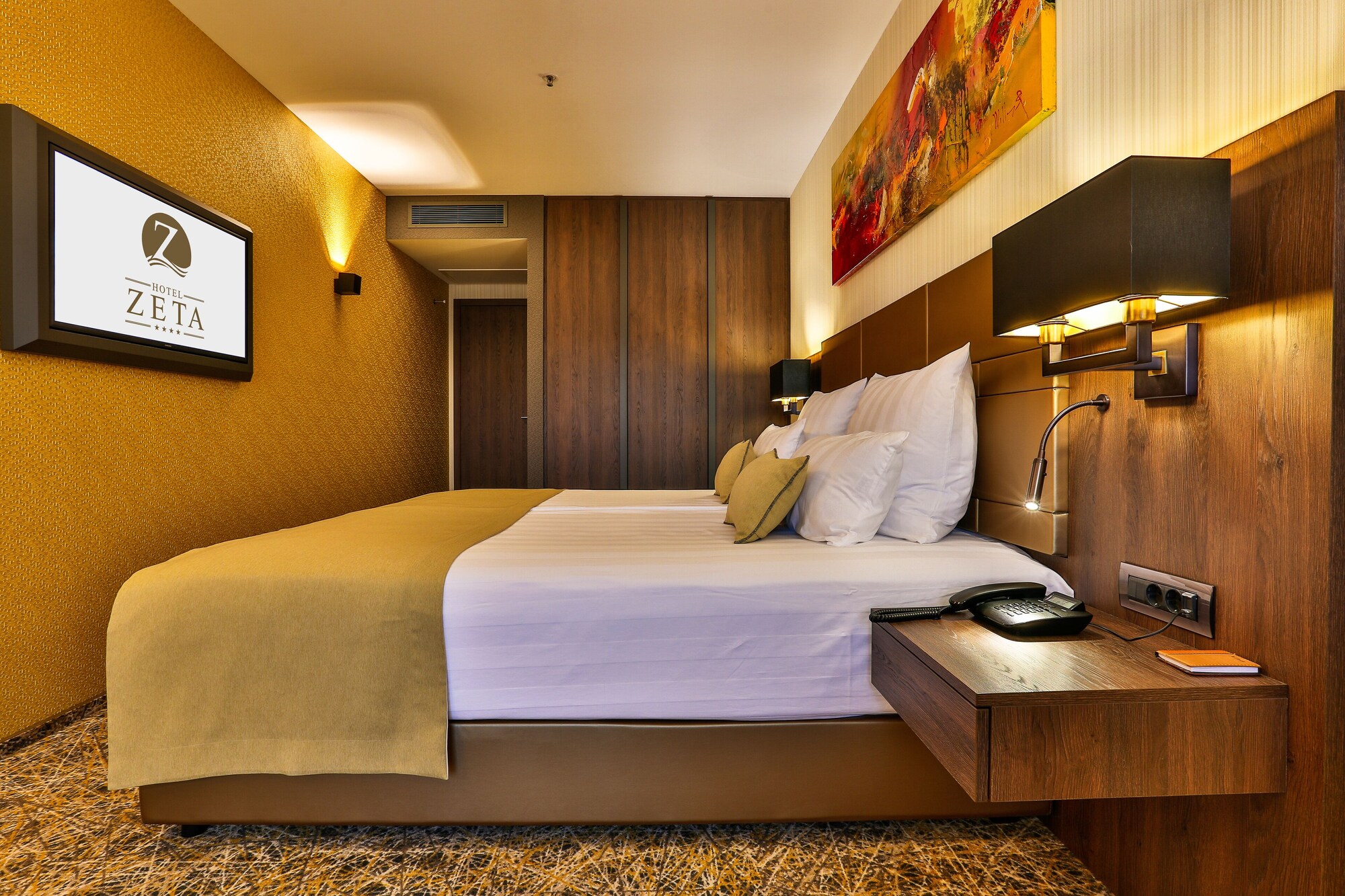 غرفة بريميوم بسرير كينج بإطلالة على البحر، Hotel Zeta 5/6