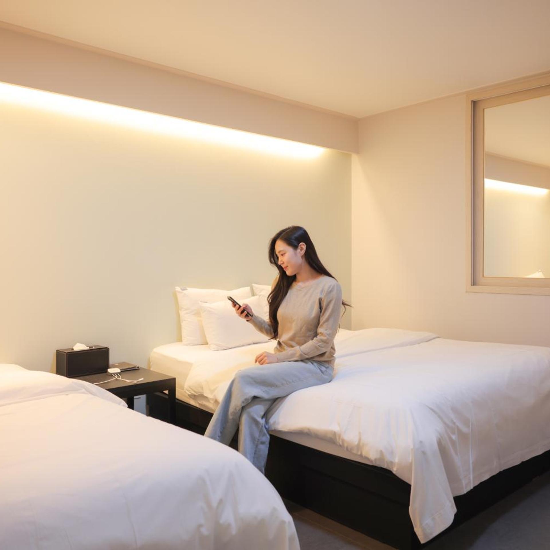 غرفة بسريرين منفصلين، Vip Hotel Mok-Po 6/10