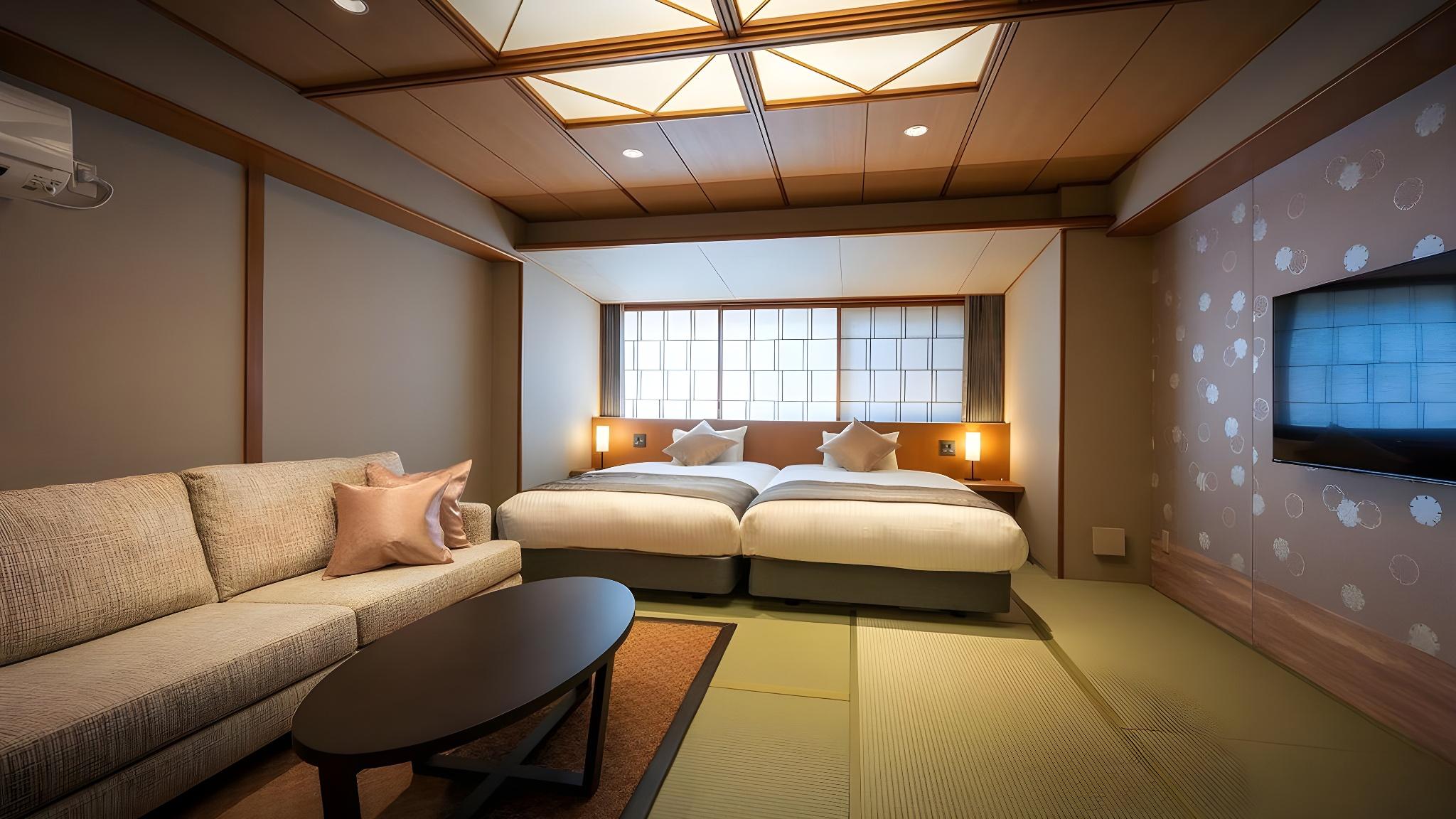 Renovated, Japanese, Modern, Type B, Twin Beds