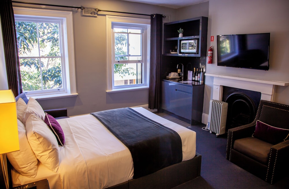غرفة بسرير مزدوج بحمام مشترك، Bayswater Boutique Lodge 3/10