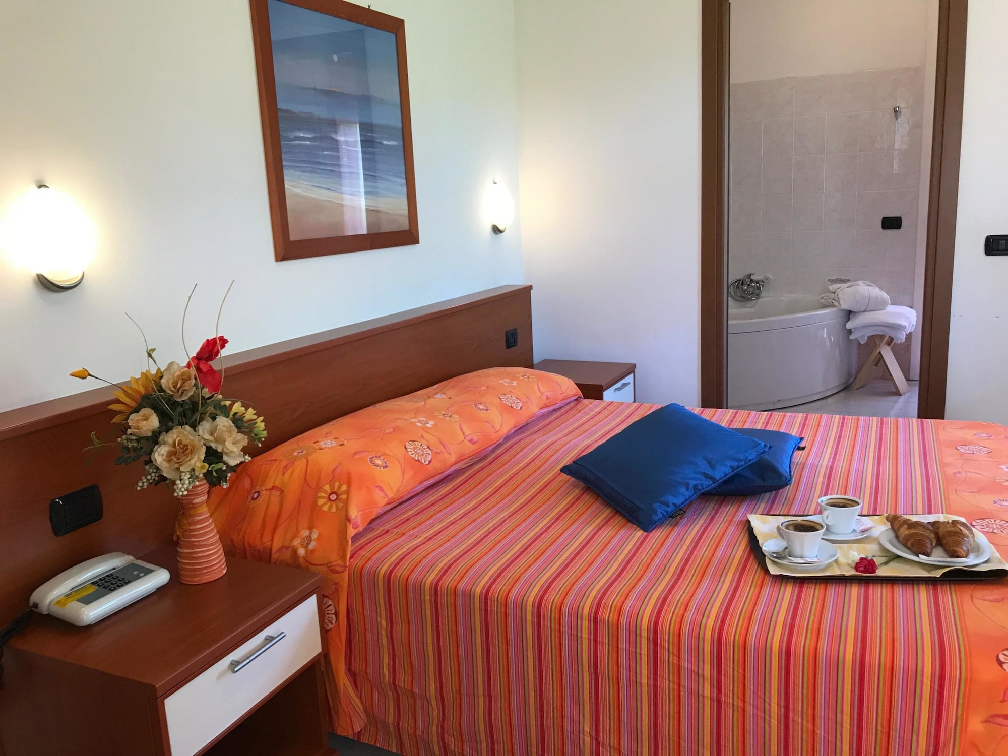 غرفة سوبيريور بسريرين منفصلين بإطلالة على المسبح، Garden Hotel Tabiano 2/2