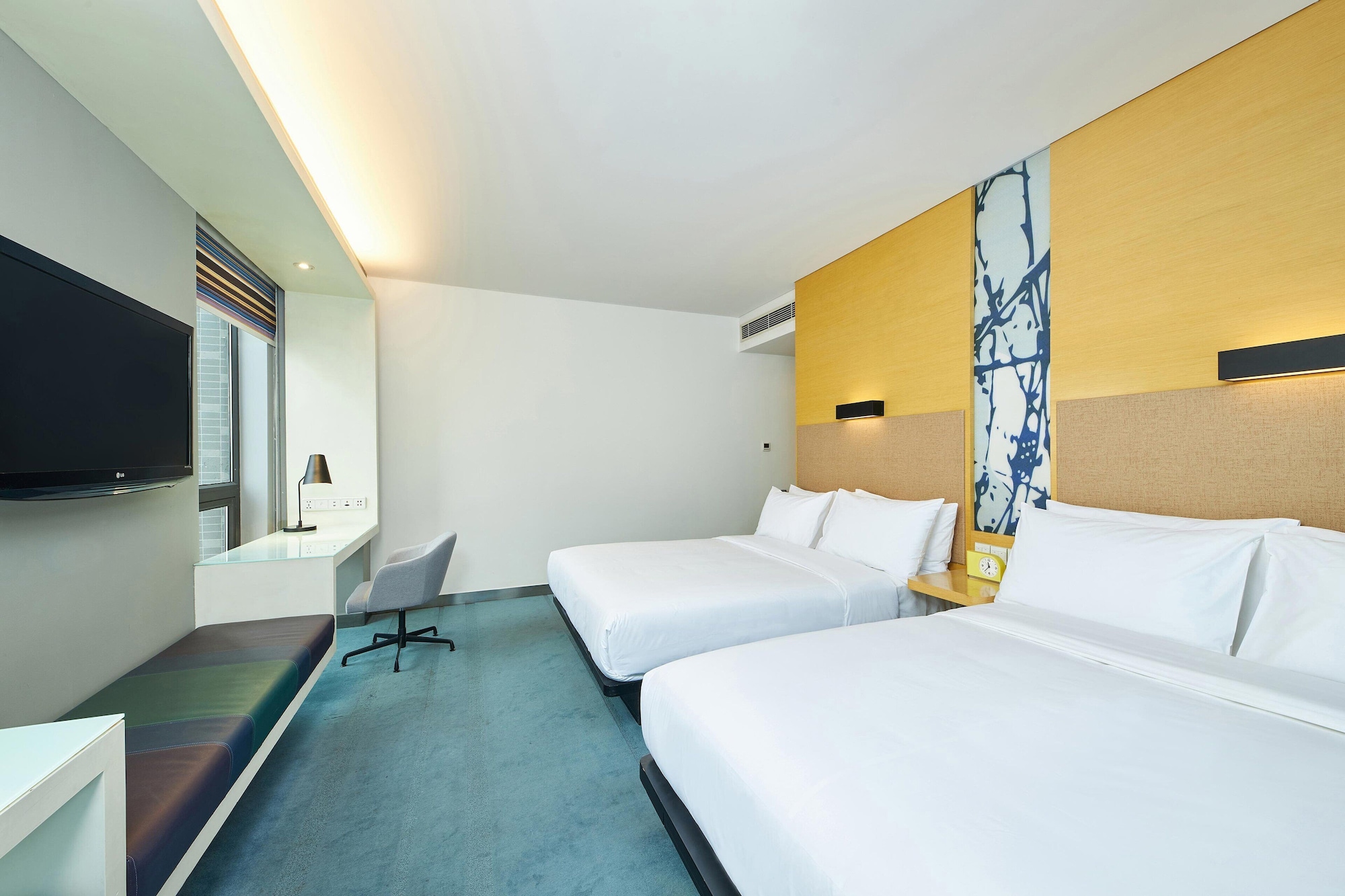 Aloft, 2 Double Beds, City View