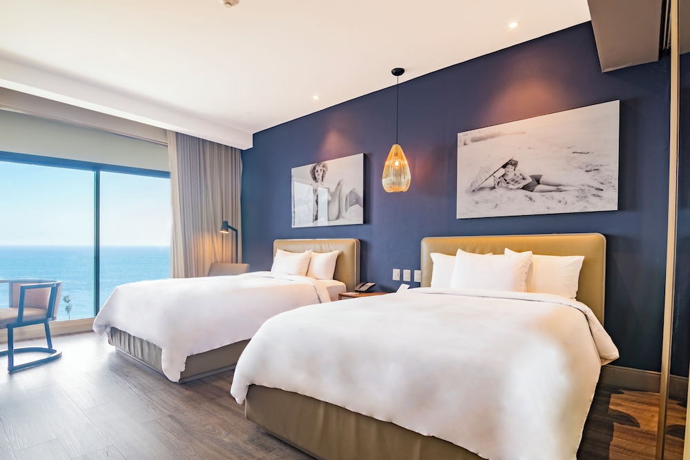 Deluxe, 2 Double Beds, Sea View, Torre Lucerna Hotel Ensenada 2/6