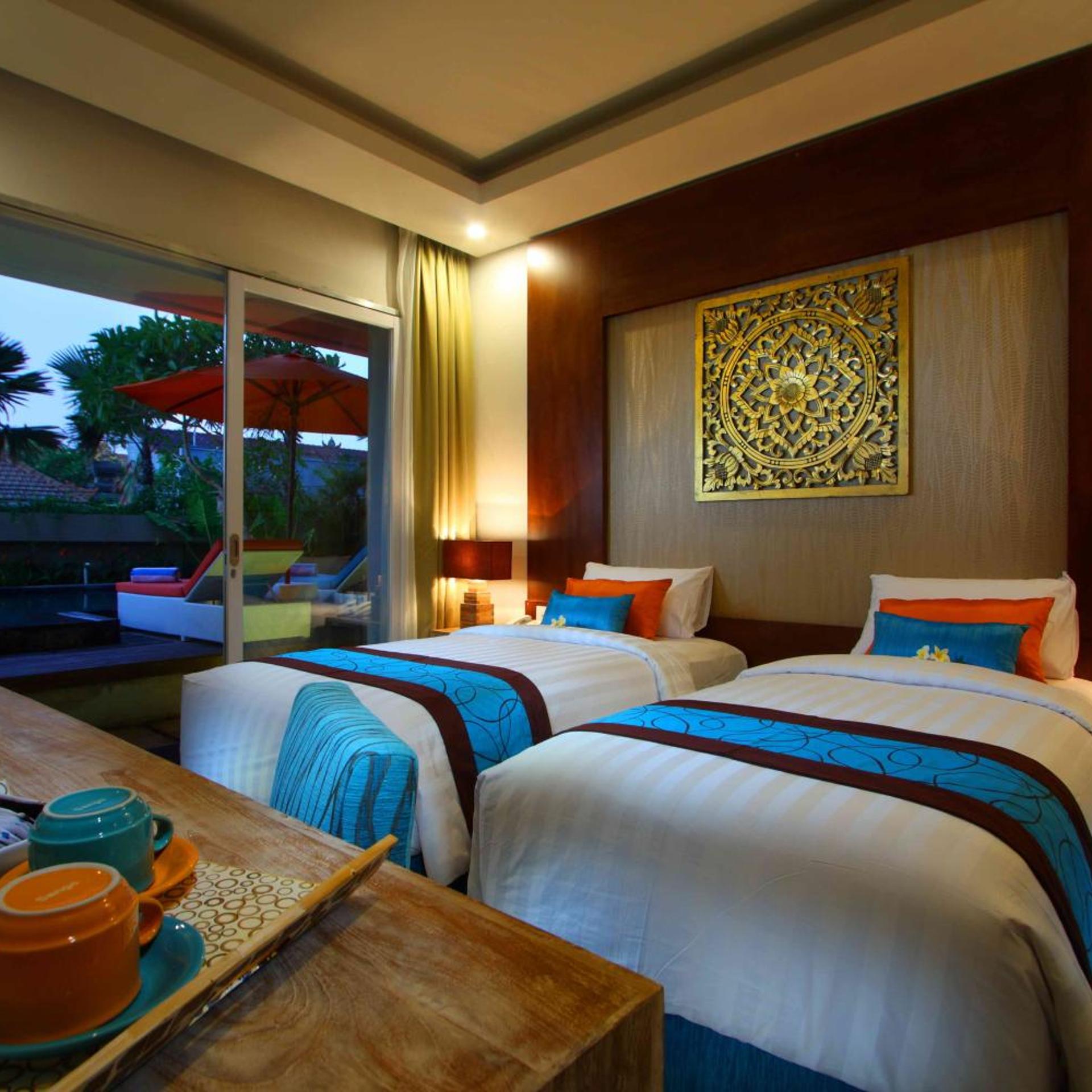 Deluxe, Double or Twin Bed, Pool Access