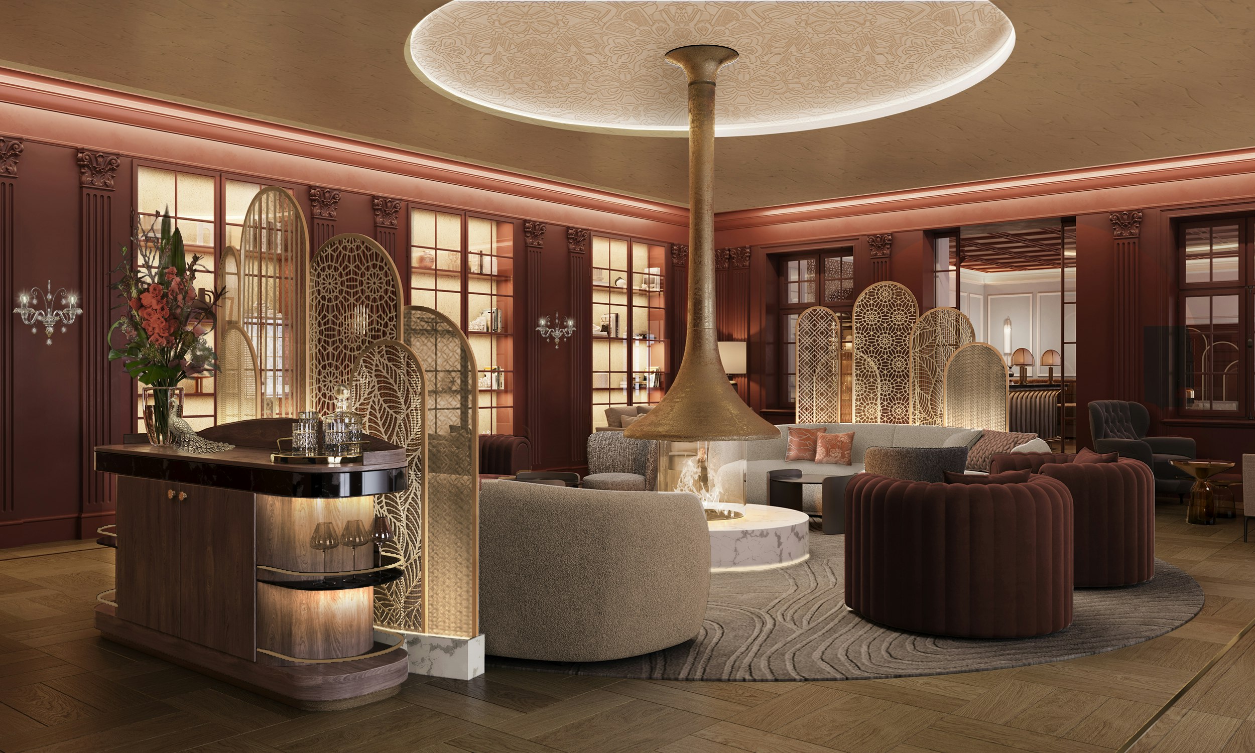 Lobby at Taj Hessischer Hof, Frankfurt, FRANKFURT