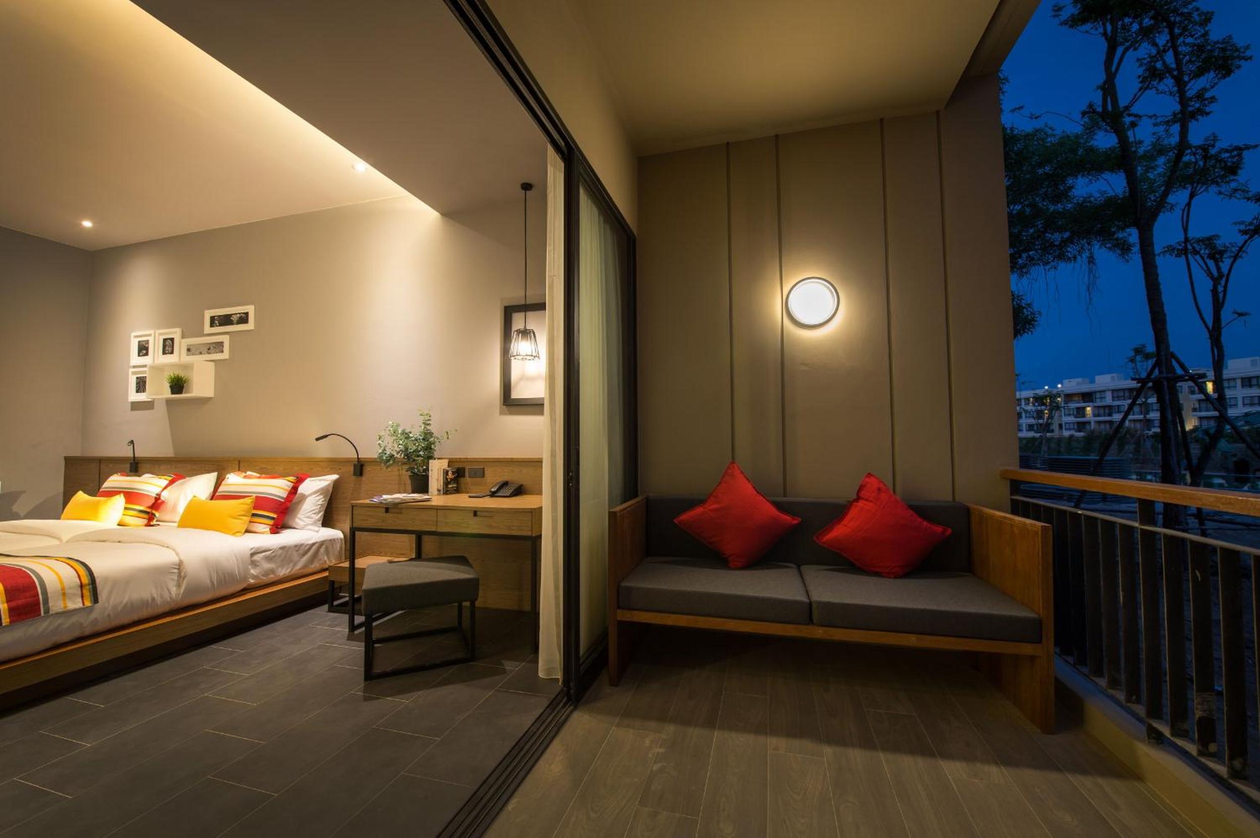 غرفة ديلوكس بسرير مزدوج أو سريرين منفصلين، The Gallery Hotel Naiharn 5/10