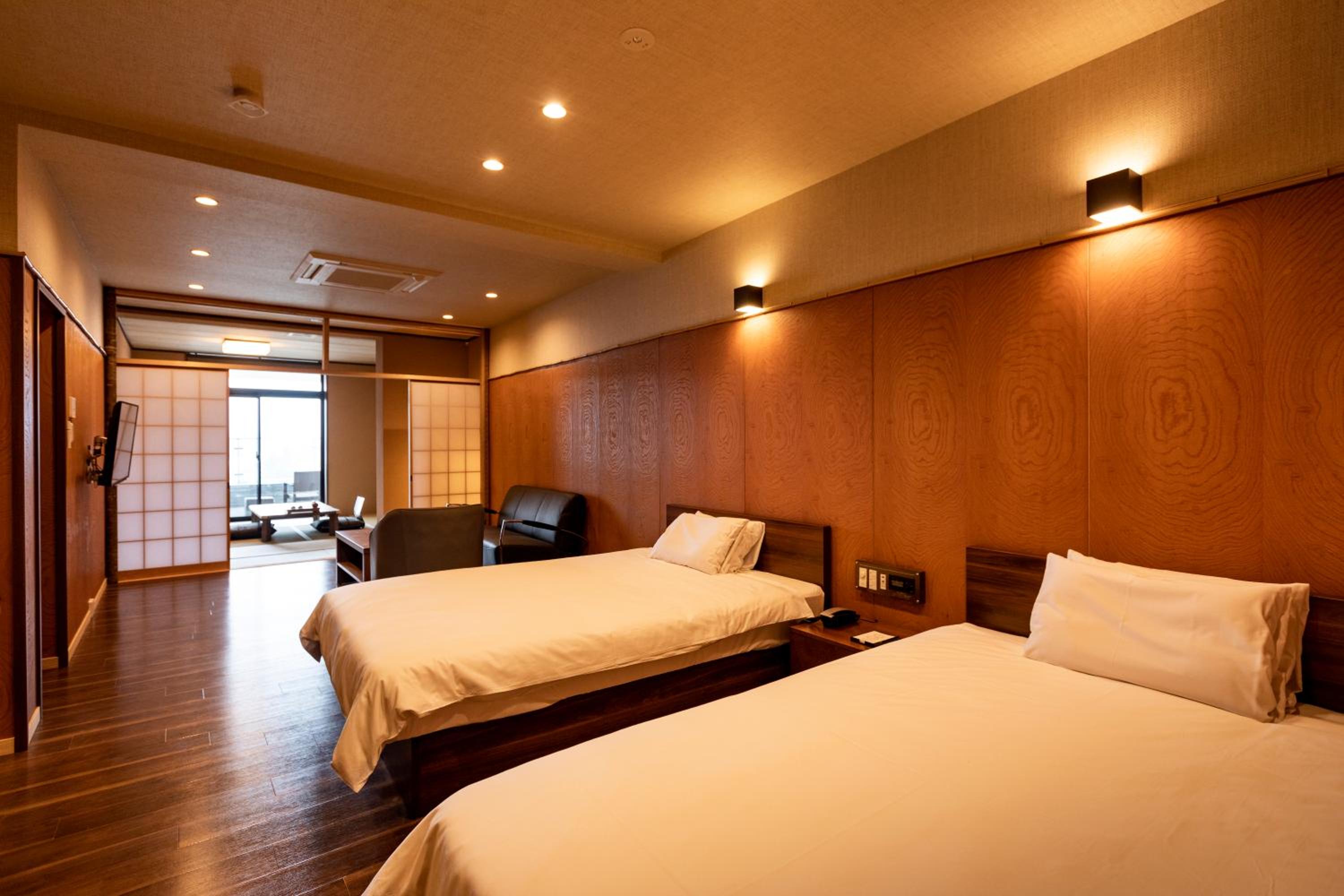 Japanese Western, Sora, 2 Double Beds, 2 Futon Beds, Private Bathroom