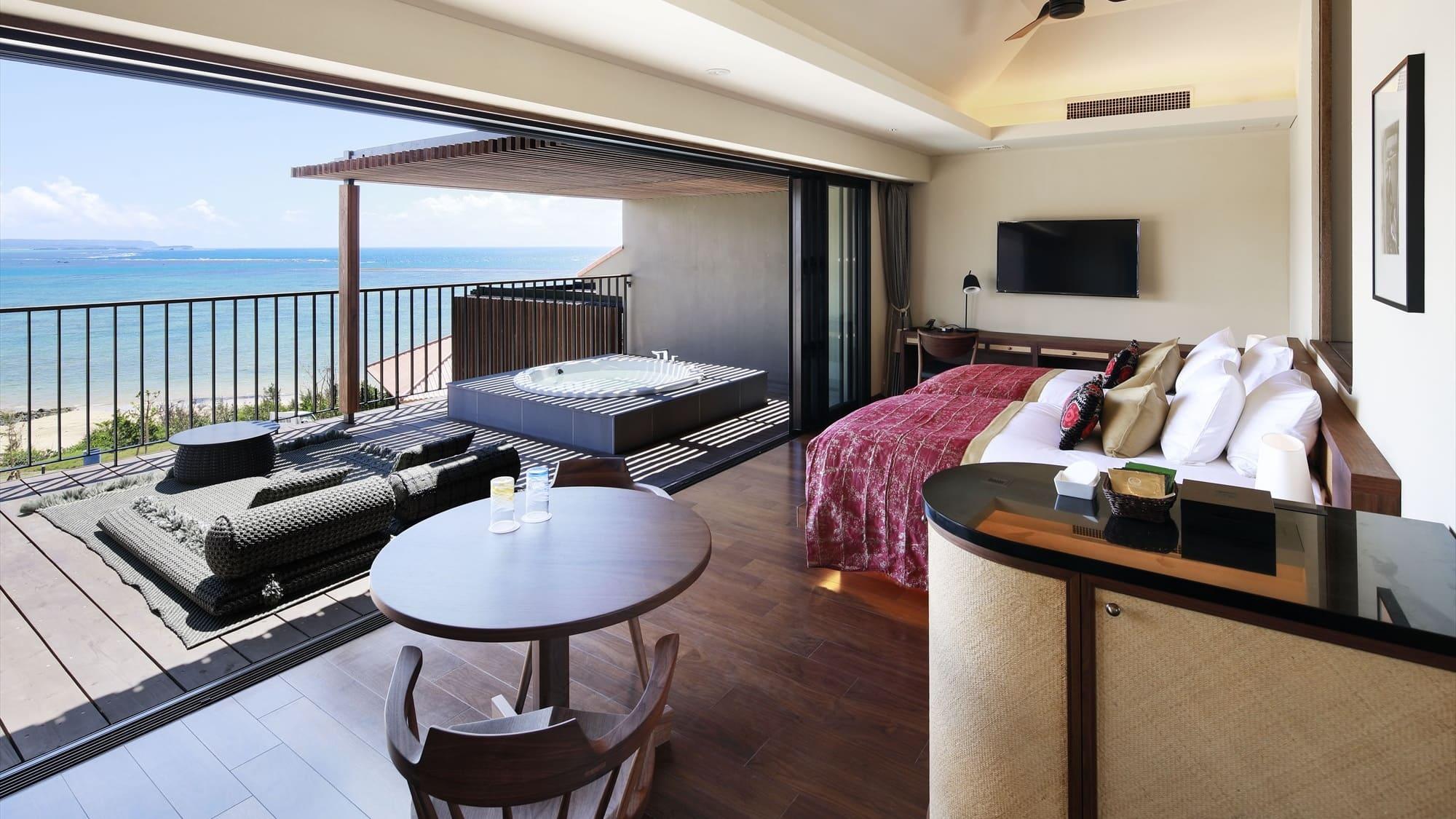 Executive, Twin Beds, Ocean View