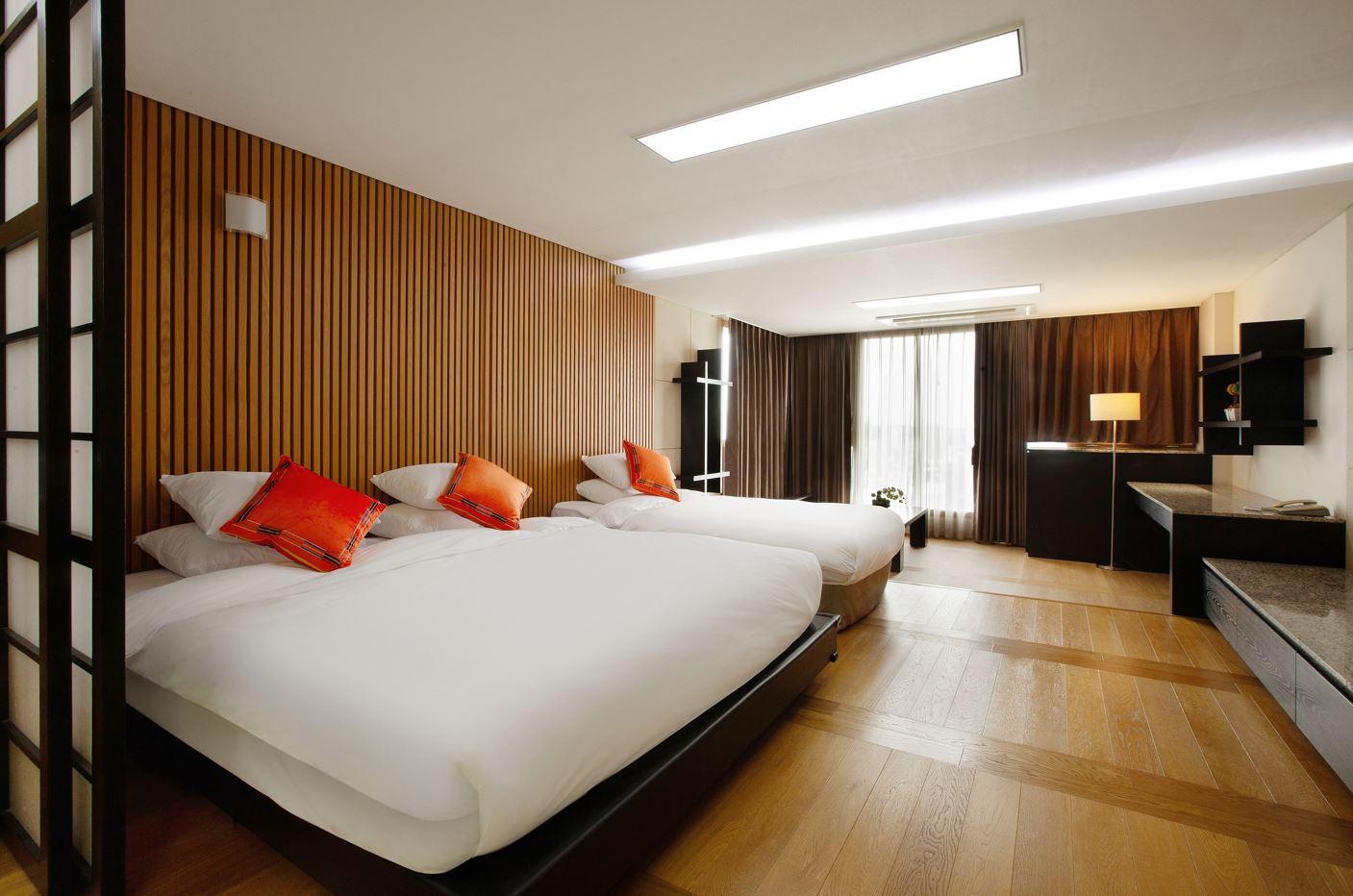Style, Oriental, Family, 1 Double and 1 Single Bed